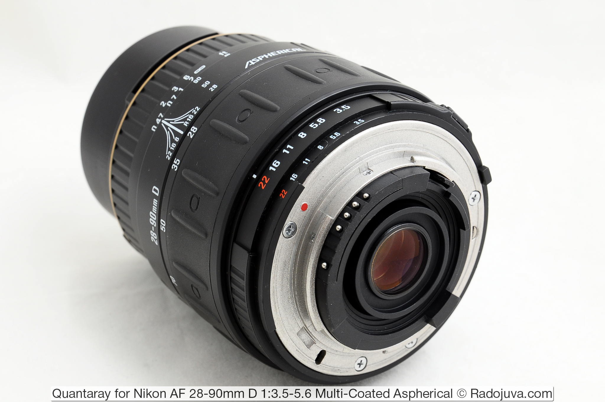 Quantaray AF 28-90mm f/3.5-5.6 Aspherical Macro Lens for Nikon DSLR Cameras - Used | Perfect for Portrait, Landscape & Close-Up Photography