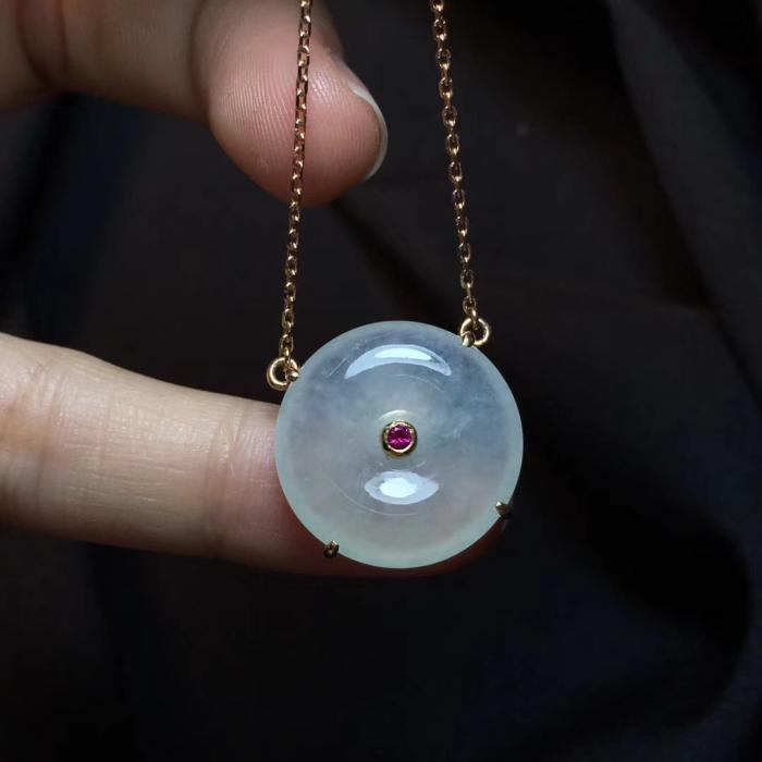 Natural Jade Necklace - Premium Jadeite Pendant for Women, Elegant Green Gemstone Jewelry Gift for Her - Perfect for Weddings, Parties & Special Occasions