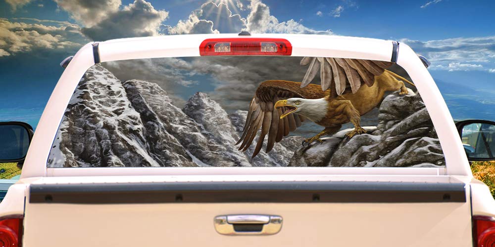 SignMission Before The Storm Rear Window Vinyl Decal - HD Graphics for Full Size Trucks | Professional Grade Weatherproof Material | Universal Fit | Car Wash Safe | Made in USA | Perfect for Off-Road Adventures & Truck Customization