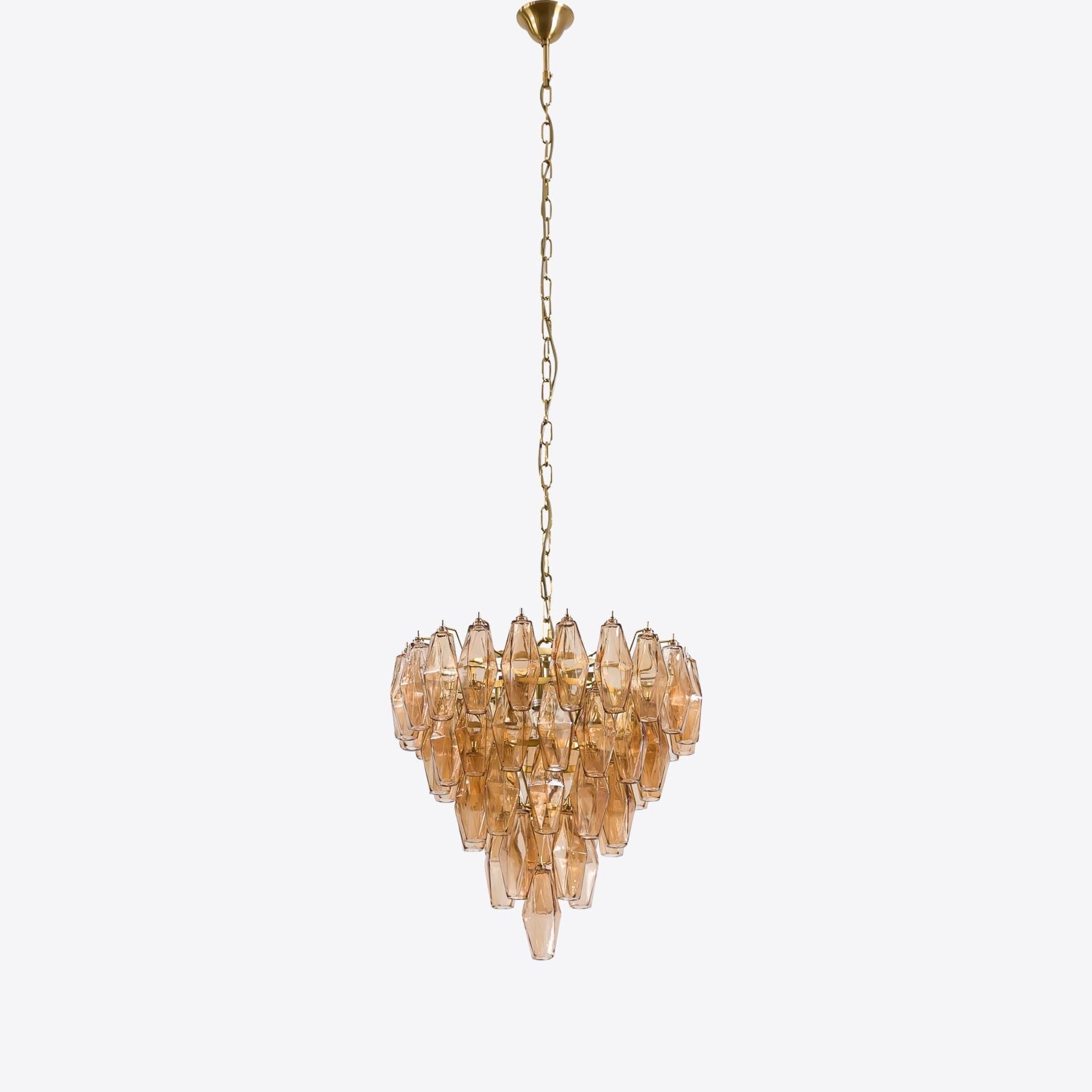 Elegant Asti Murano Glass Chandelier - Handcrafted Italian Lighting Fixture for Dining Room & Living Room Decor