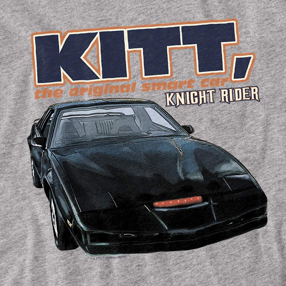 Knight Rider Original Smart Car Unisex Adult T-Shirt | Classic 80s TV Show Merchandise | Casual Wear & Cosplay Costume