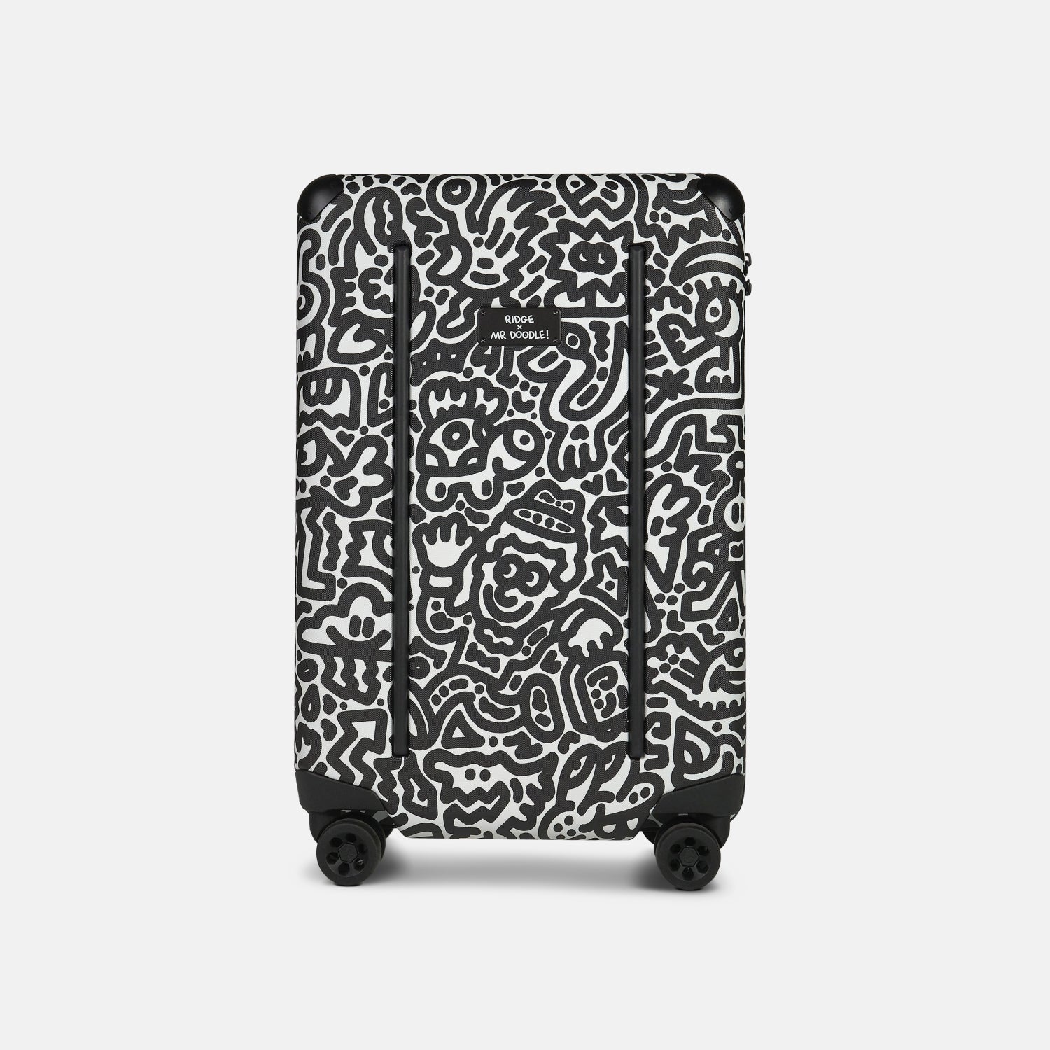 The Ridge Carry On Mr Doodle Limited Edition Travel Backpack - Lightweight Durable Luggage for Business & Weekend Trips - Perfect for Airplane, Commuting & Urban Adventures