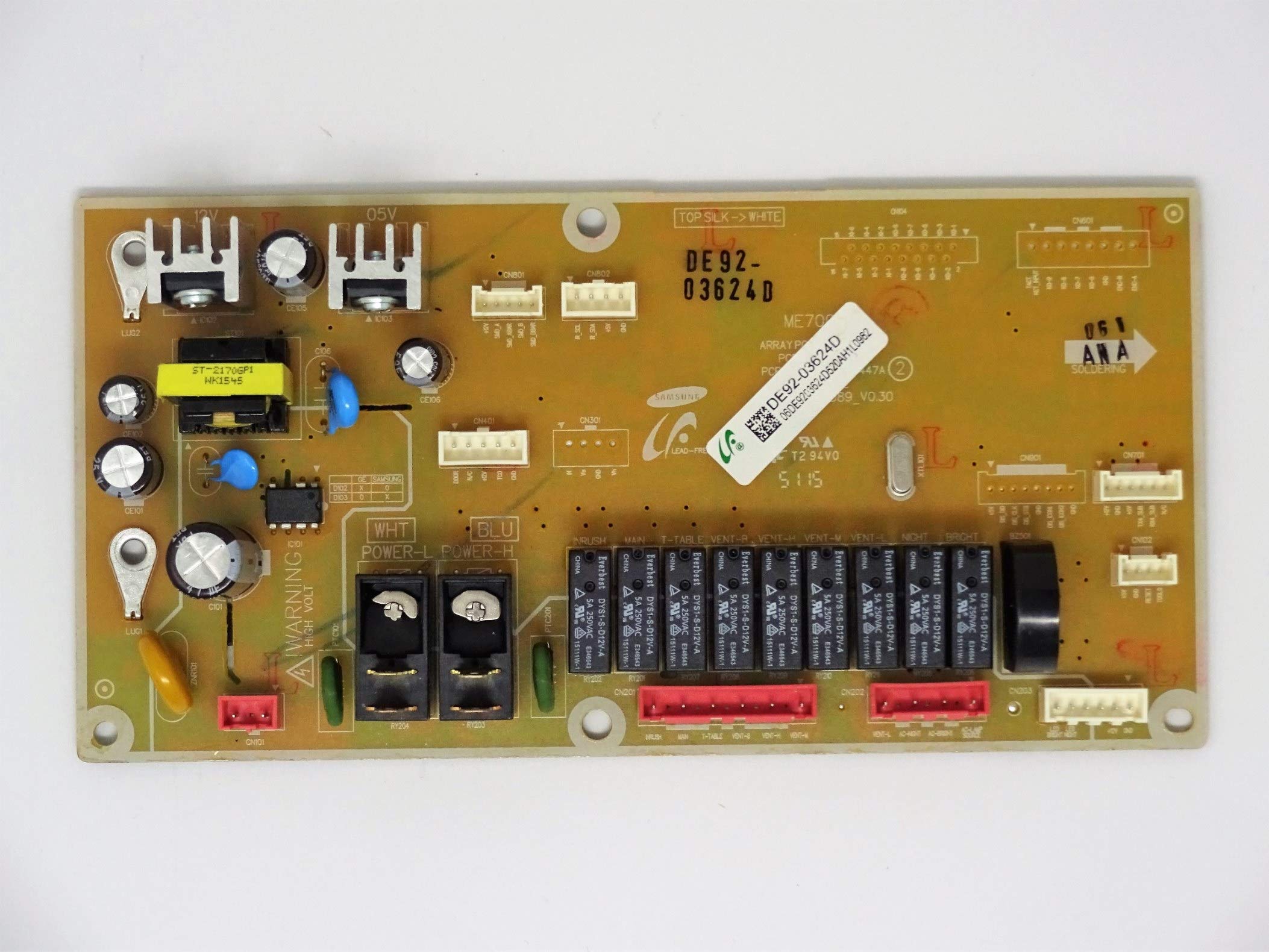 CoreCentric Remanufactured Microwave Control Board Replacement for Samsung DE92-03624D - Fixes Heating Issues & Error Codes - Perfect for DIY Repairs & Home Appliance Maintenance