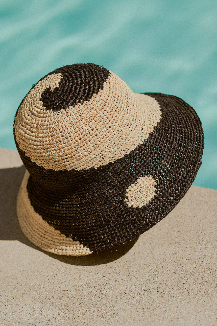 Redding Bucket Hat for Men & Women - Sun Protection Summer Outdoor Hats - Whitecap/Black - Perfect for Beach, Hiking, Fishing and Travel