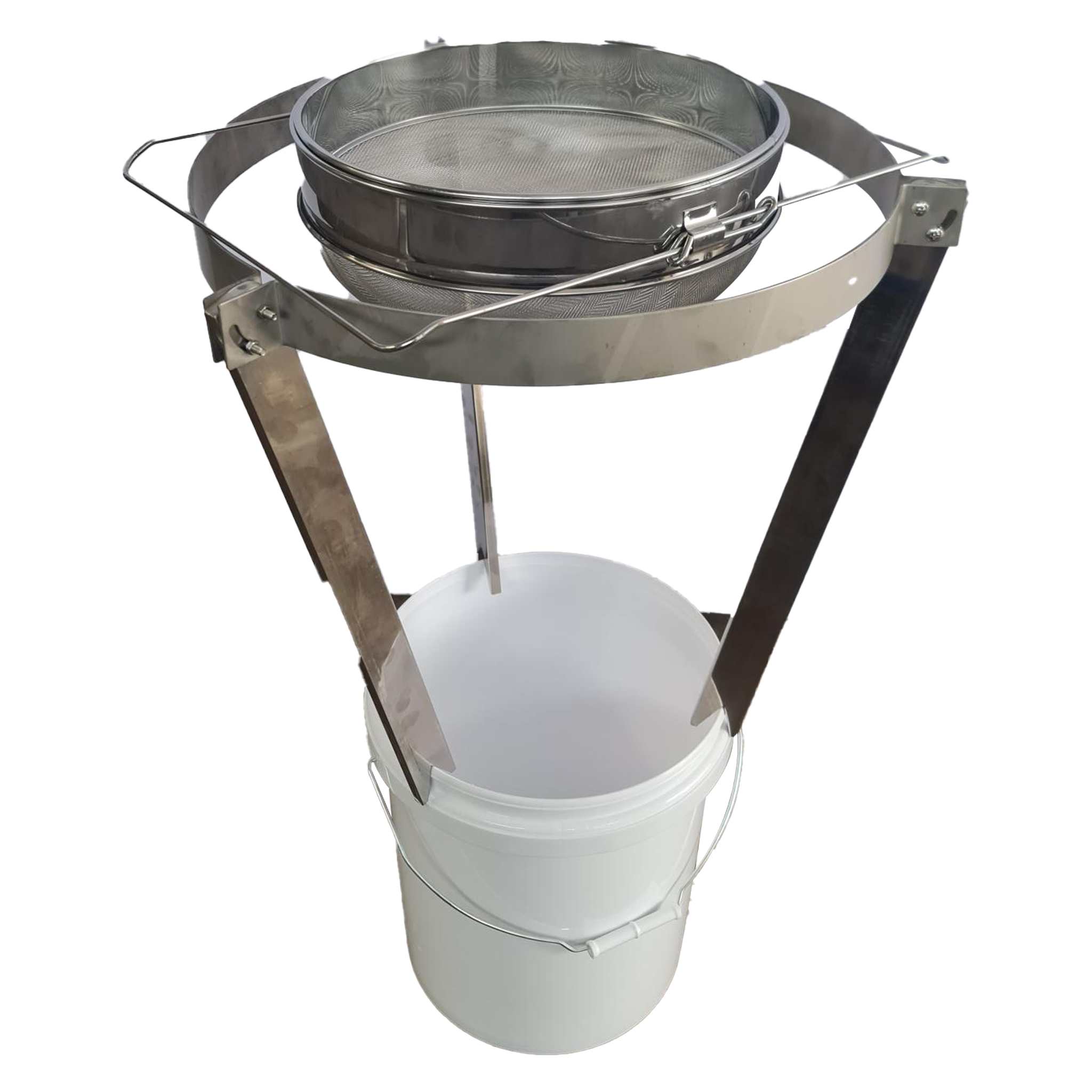 Premium Honey Filter Stand - Adjustable Height 25cm to 70cm - Ideal for Beekeeping, Honey Extraction & DIY Home Brewing