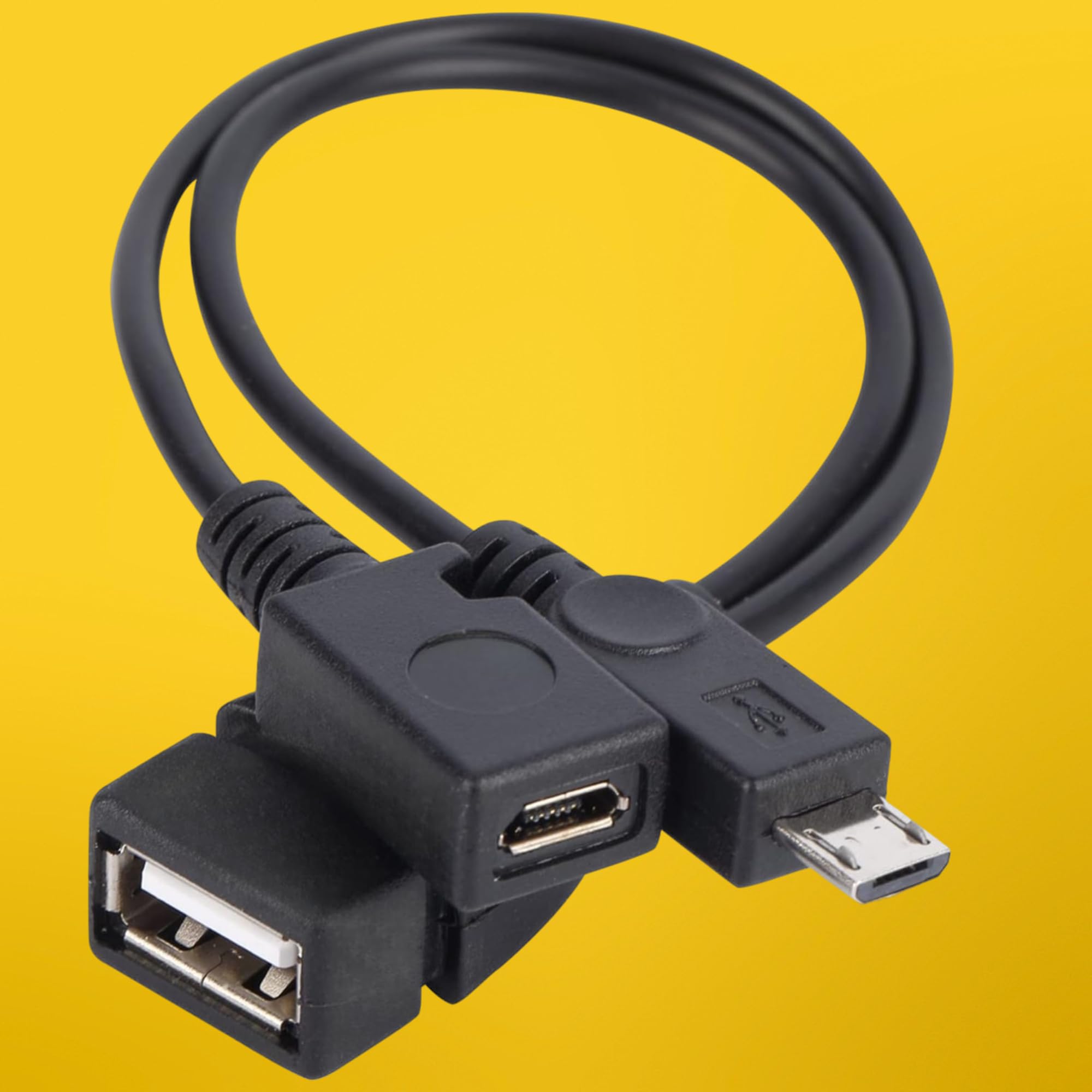 [3 Pack] USB OTG Adapter & Micro USB Cable - Compatible with Fire TV Stick, Streaming Devices, Rii/Logitech Keyboards, Nintendo Switch, SNES/NES Classic - Perfect for Gaming, Media Streaming & Device Charging