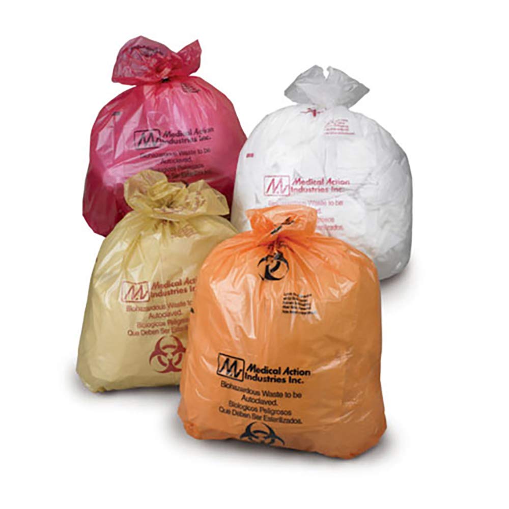 Orange Biohazard Waste Bags 19