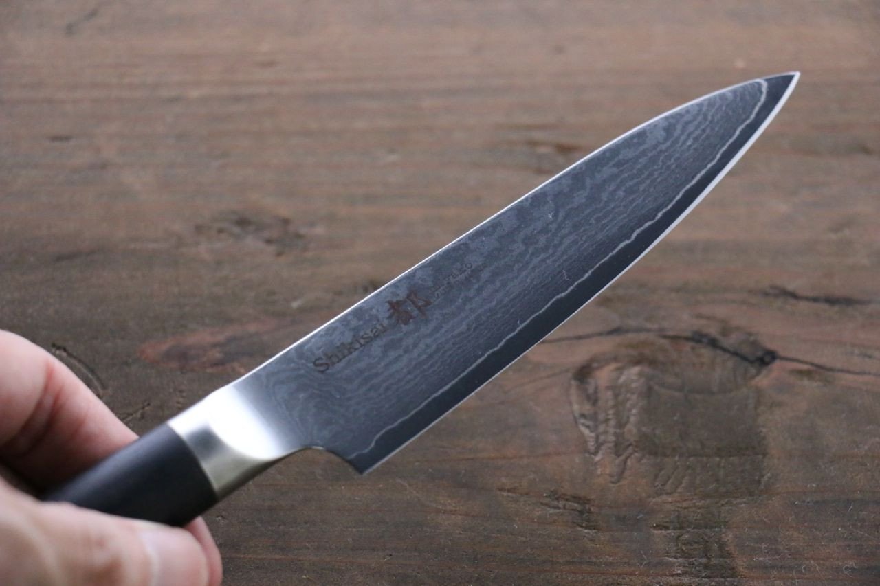 Premium Miyako AUS8 33-Layer Damascus Petty Utility Knife 110mm - Perfect for Slicing, Peeling & Precision Kitchen Tasks