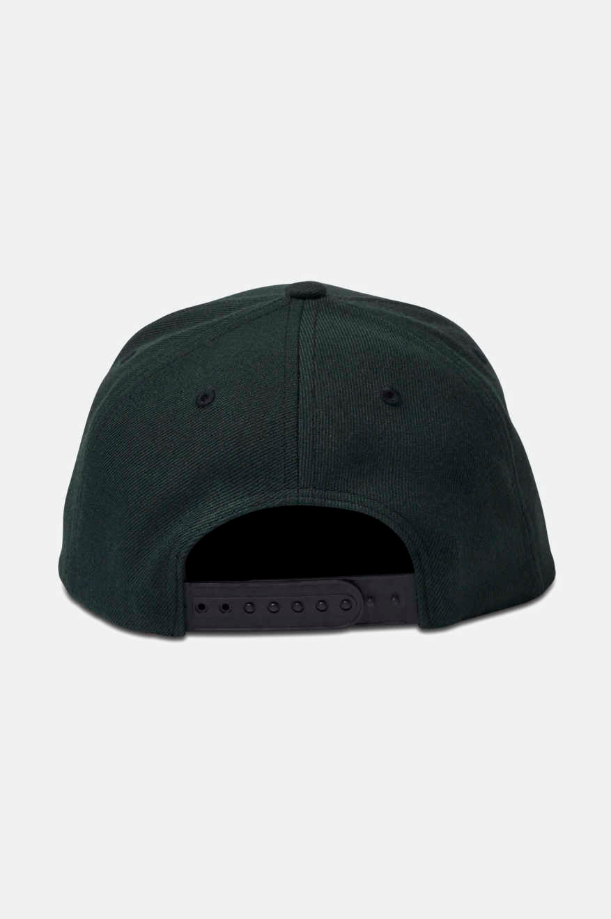 Crest Netplus Snapback Hat - Black Adjustable Baseball Cap for Men & Women - Perfect for Outdoor Sports, Casual Wear & Street Fashion