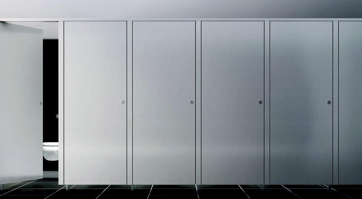 Thrislington Premium Toilet Cubicle - Durable Commercial Restroom Partition with Flow Design | Ideal for Offices, Schools & Public Restrooms