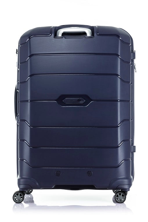 Samsonite Oc2lite 81cm Large 4 Wheel Hard Suitcase - Lightweight Durable Luggage with Spinner Wheels for Travel, Business Trips & Vacations (Navy Blue)