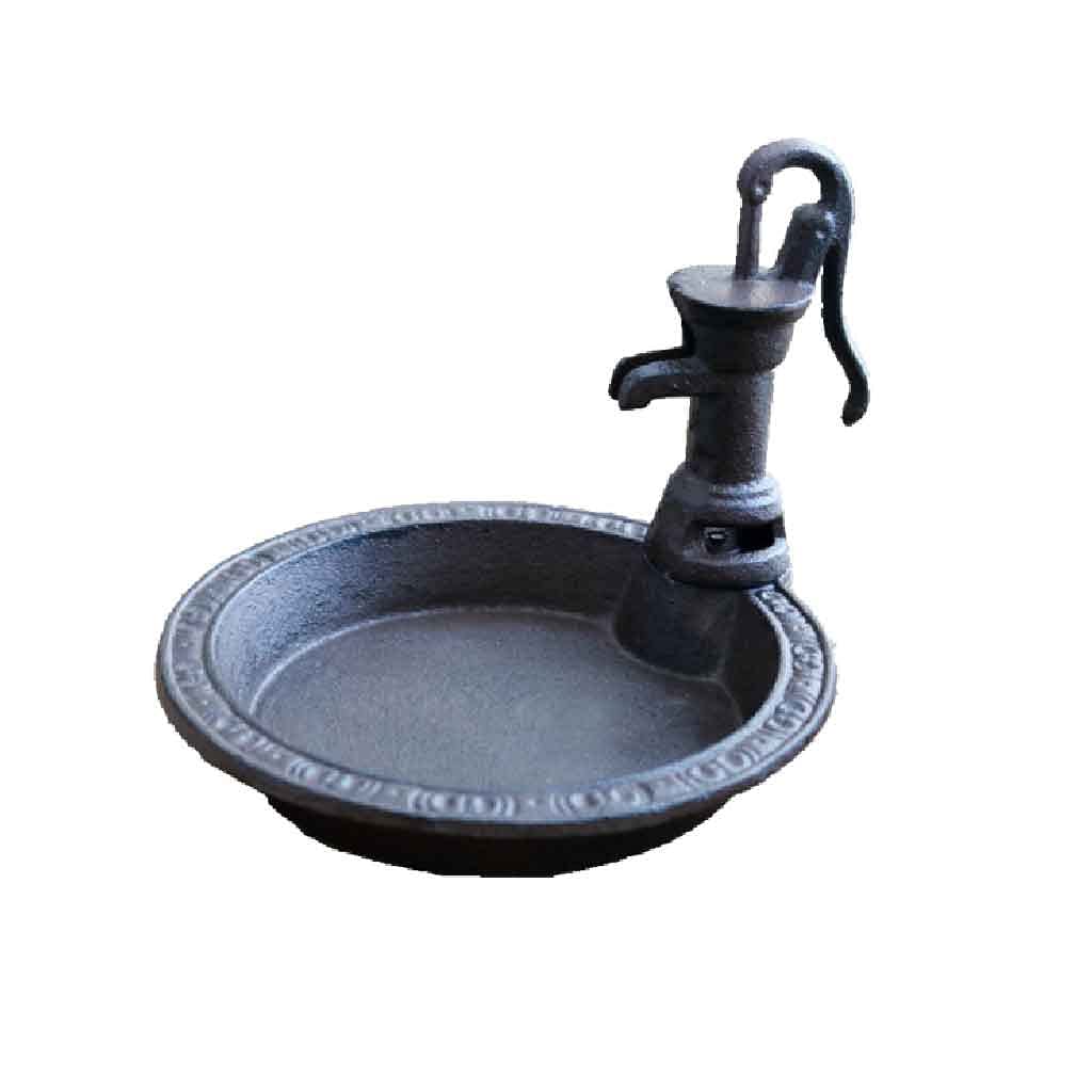 WPBOY Cast Iron Bird Feeder - Durable Indoor/Outdoor Metal Bird Food Tray with Retro Design - Perfect for Garden, Patio & Backyard Bird Watching (Set of 2)