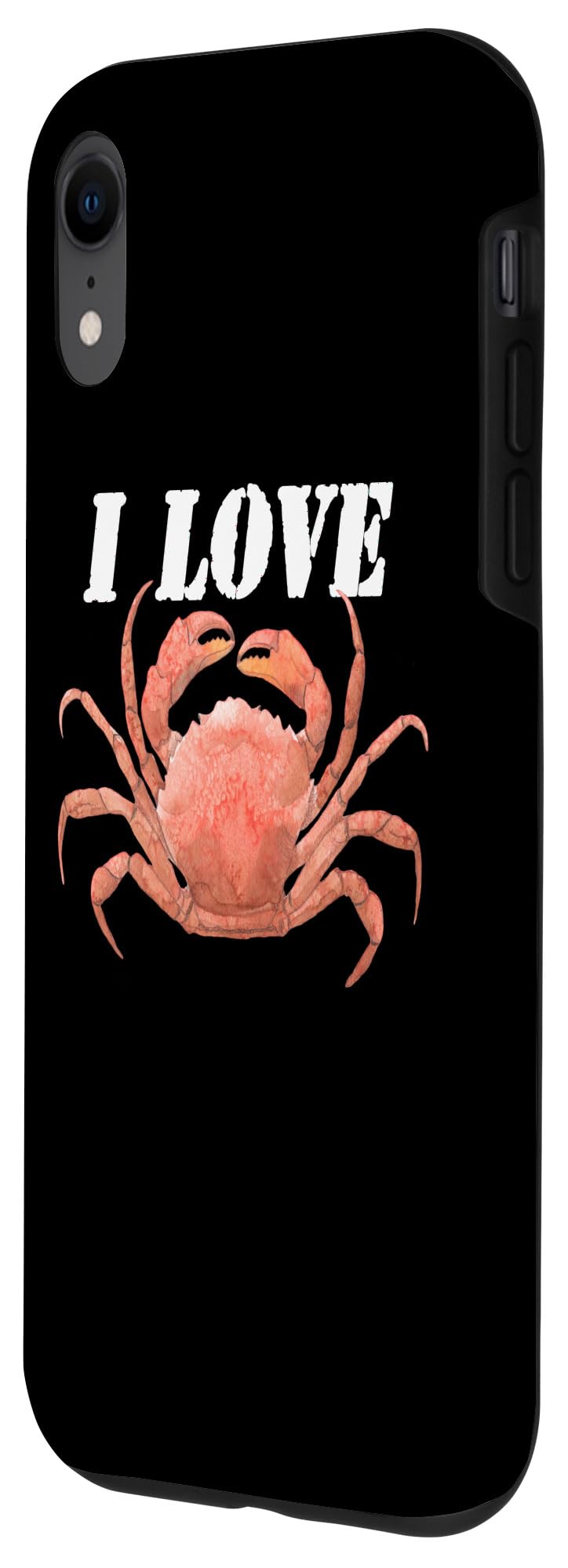 iPhone XR Crab Lover Case - Durable Protective Phone Cover with Delicious Crab Design | Perfect for Seafood Enthusiasts & Beach Outings