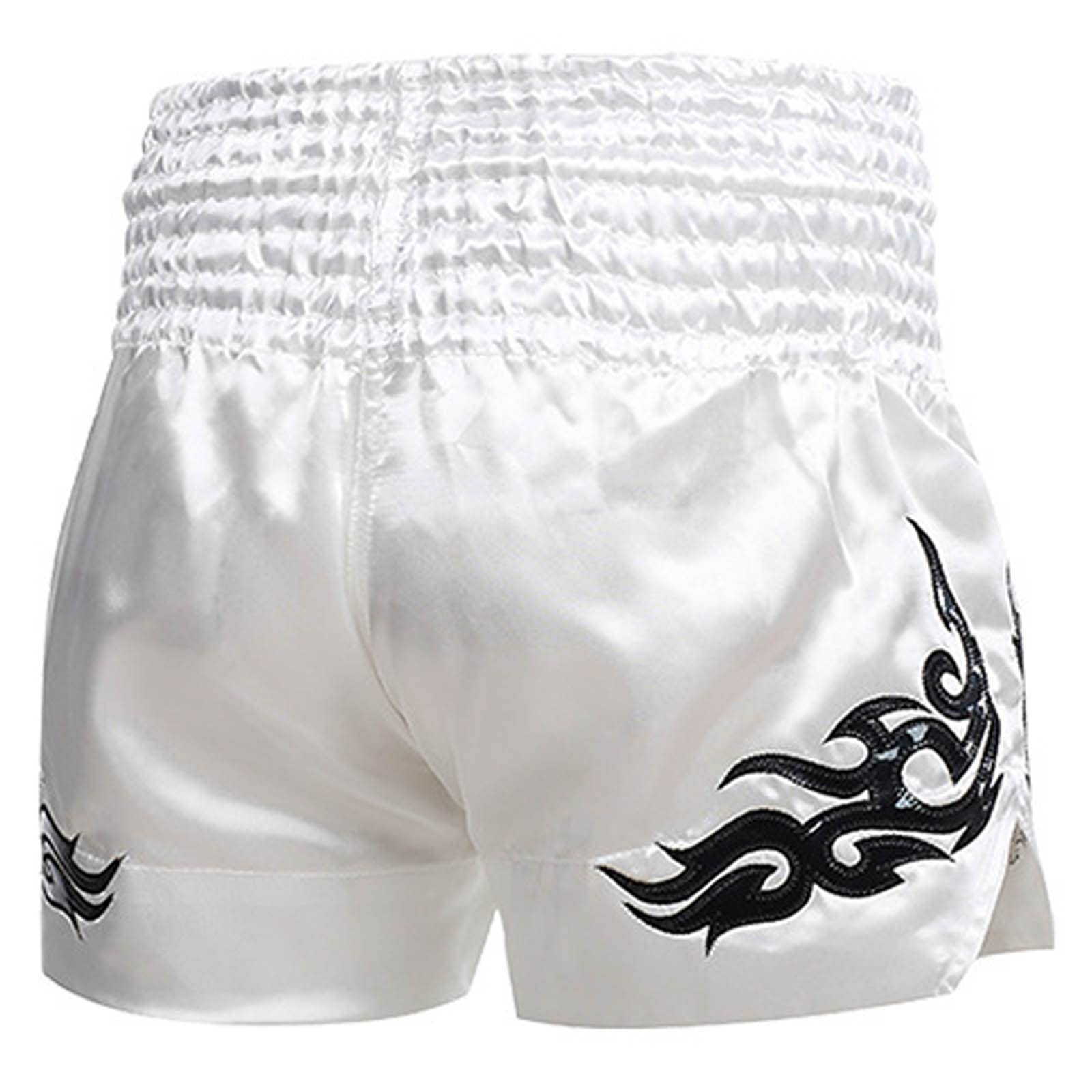 Muay Thai Shorts for Men, Women & Kids - Boxing, Kickboxing, Grappling & MMA Training Gym Shorts - Lightweight & Breathable for Workouts & Competitions