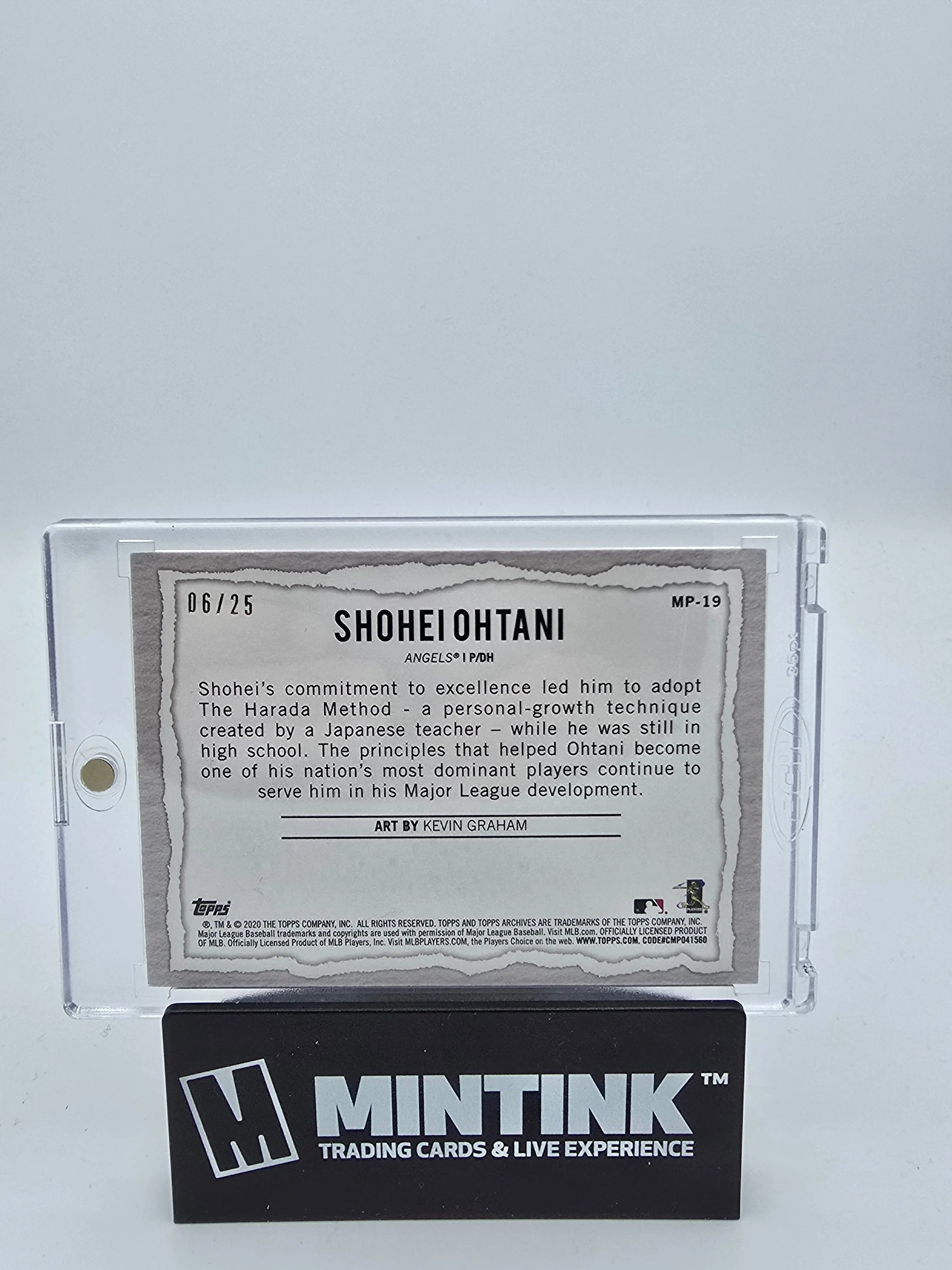 2020 Topps Baseball Shohei Ohtani Modern Artists Kevin Graham /25 #MP 19 - Rare Collectible Baseball Card for Sports Memorabilia & Investment