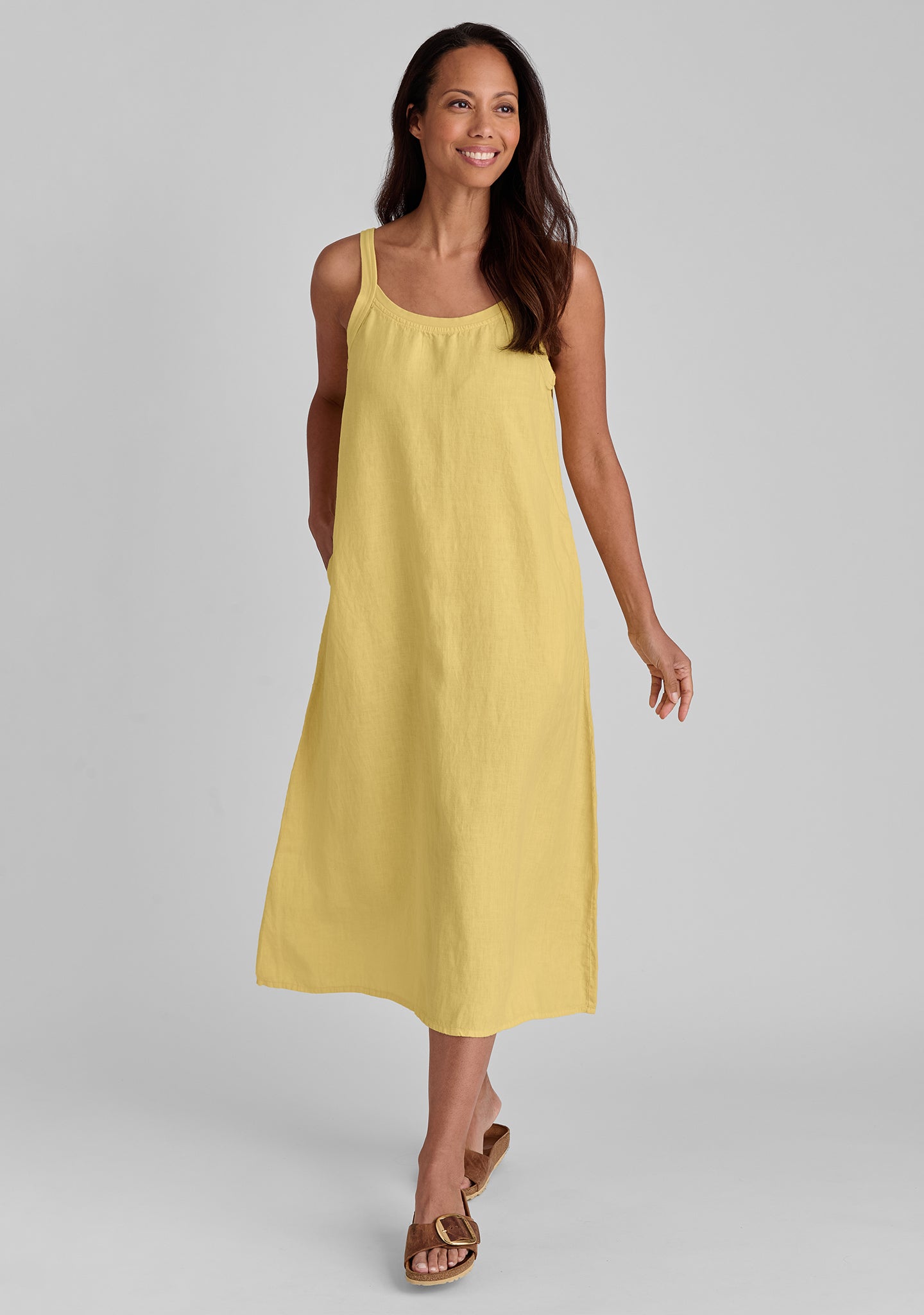 Stylish Maxi Dress for Women - Breathable Linen Summer Dress - Perfect for Beach, Vacation & Casual Outings