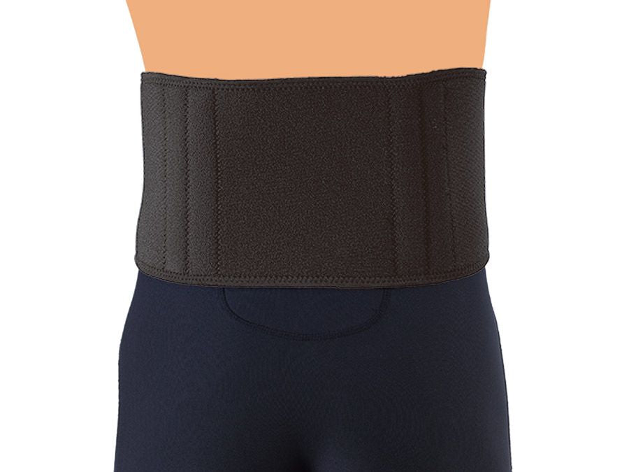 Victor SP171 Supportive Waist Band for Back Pain Relief - Adjustable Lower Back Brace for Men & Women - Black - Ideal for Workouts, Sports & Daily Activities