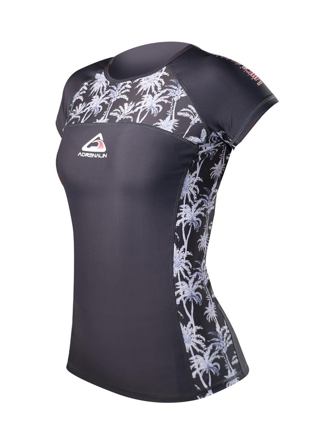 Adrenalin Women's Cap Sleeve Rash Guard UPF 50+ Swim Shirt - Sun Protection Surfing, Swimming & Beachwear for Active Women