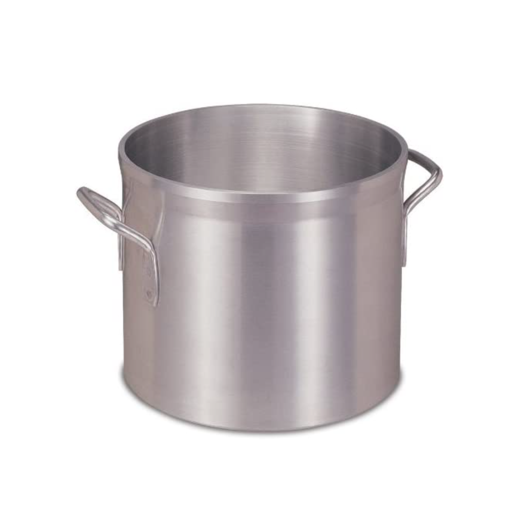 Vollrath Classic Select 34 Quart Aluminum Stock Pot - Heavy Duty Commercial Cooking Pot for Soup, Stew, Pasta & Large Batch Meal Prep