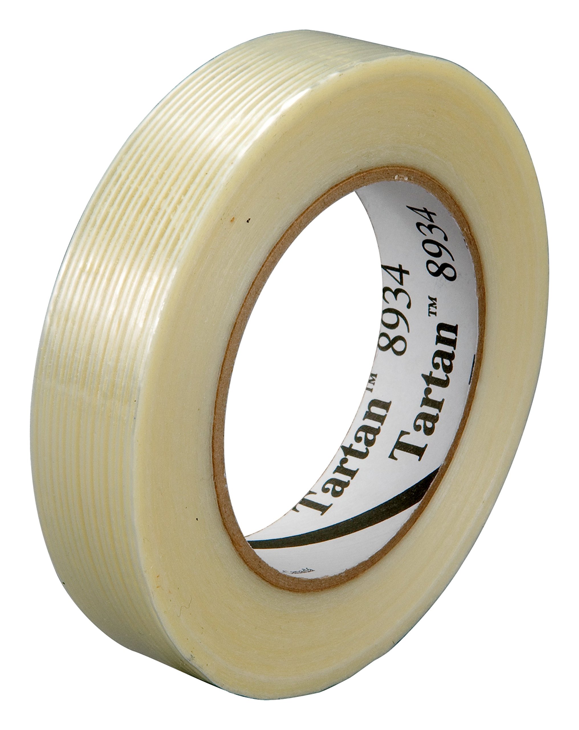 35361-Case Filament Tape 8934, 48mm x 330M, Heavy Duty Polypropylene Film Packaging Tape, Clear (6-Pack) - Perfect for Shipping Boxes, Moving & Industrial Packaging