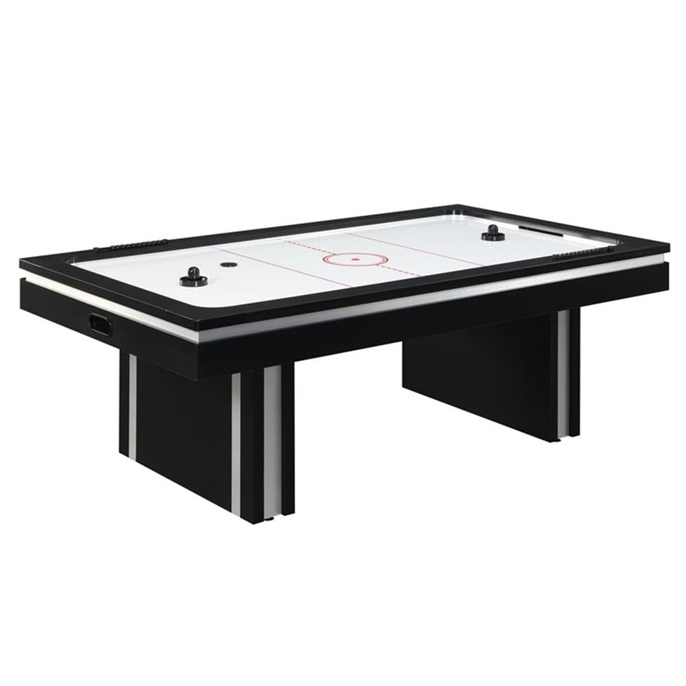 Picket House Furnishings Westbrook Black Air Hockey Table - Perfect for Game Rooms, Basements & Family Entertainment