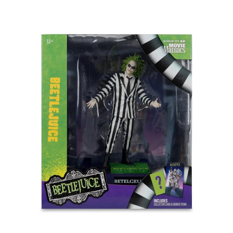 Beetlejuice (1988) Movie Maniacs 6 Limited Edition Collectible Figure - Perfect for Horror Fans & Tim Burton Movie Collectors