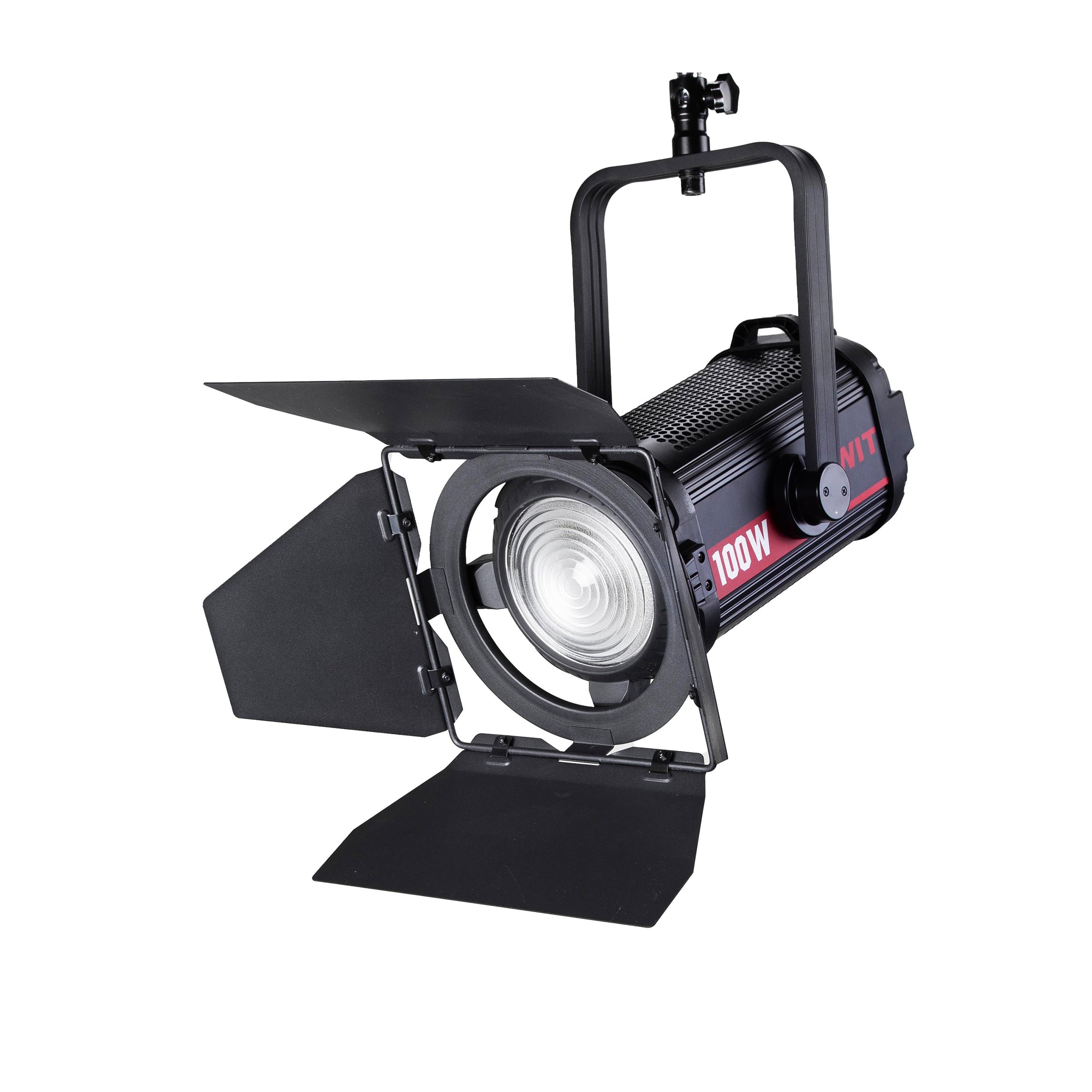 SWIT FL C100 100W Daylight Fanless LED Fresnel Light for Studio Photography, Video Production & Film Making - Professional Continuous Lighting Equipment for YouTube, TikTok & Live Streaming