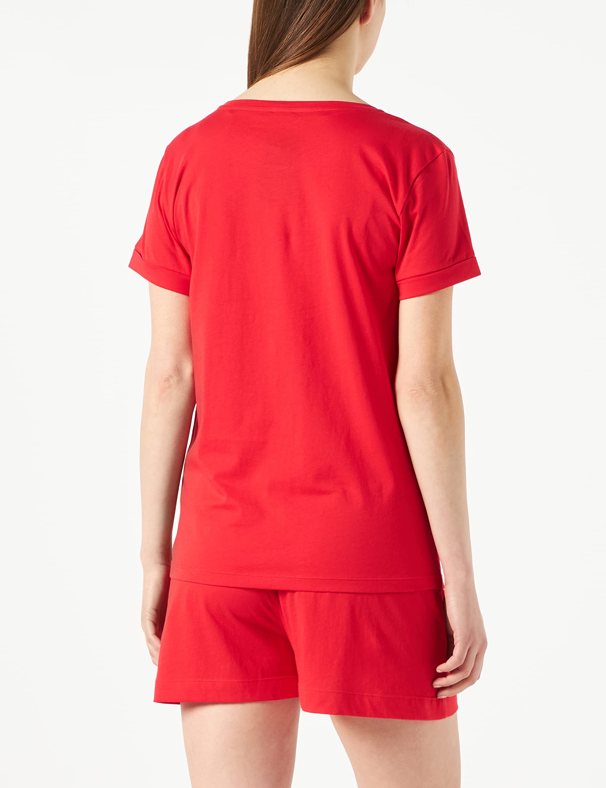 Emporio Armani Women's Logo Mania Pajama Set - Soft Cotton Sleepwear for Women - Lounge & Sleep Comfort - Perfect for Home Relaxation & Gift Giving