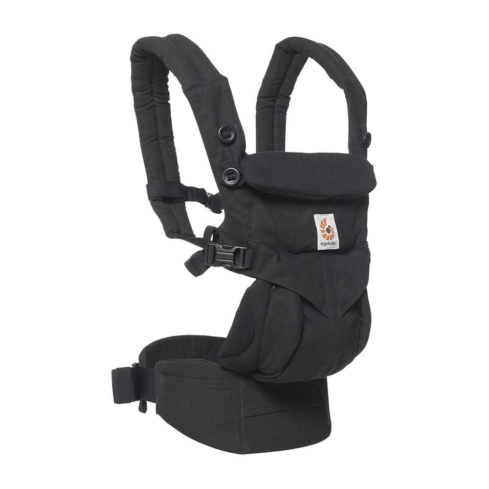 Ergobaby Omni 360 Baby Carrier Backpack - Adjustable, Ergonomic Infant Carrier for Newborn to Toddler (Black) | Perfect for Hiking, Travel & Everyday Use