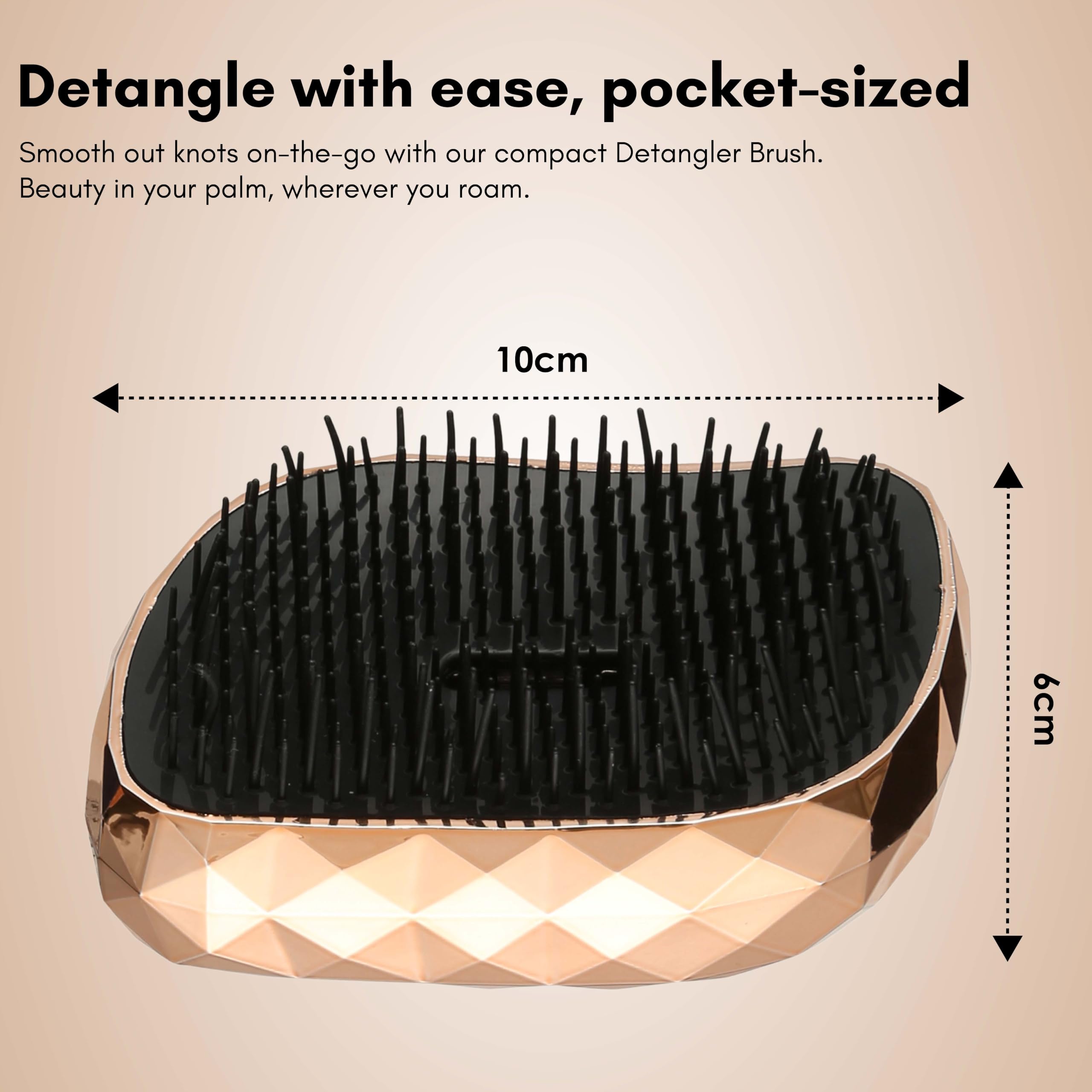 Beauté Secrets Detangling Hair Comb Brush for Women, Men & Kids - Wet & Dry Hair Detangler Brush for Smooth, Tangle-Free Hair - Perfect for Shower, Salon & Daily Hair Care