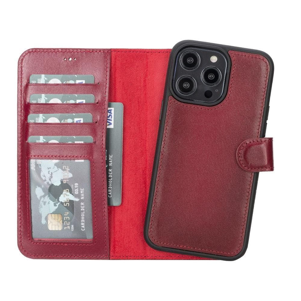 Premium Detachable Leather Wallet Case for iPhone 11 Series - Slim Protective Phone Cover with Card Slots | Perfect for Everyday Use, Travel & Business (Casper Brand)