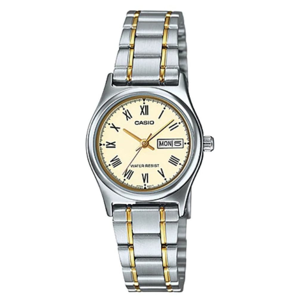 CASIO Analog Stainless Steel Women's Watch LTP-V006SG-9BUDF - Elegant & Durable Timepiece for Work, Casual & Special Occasions