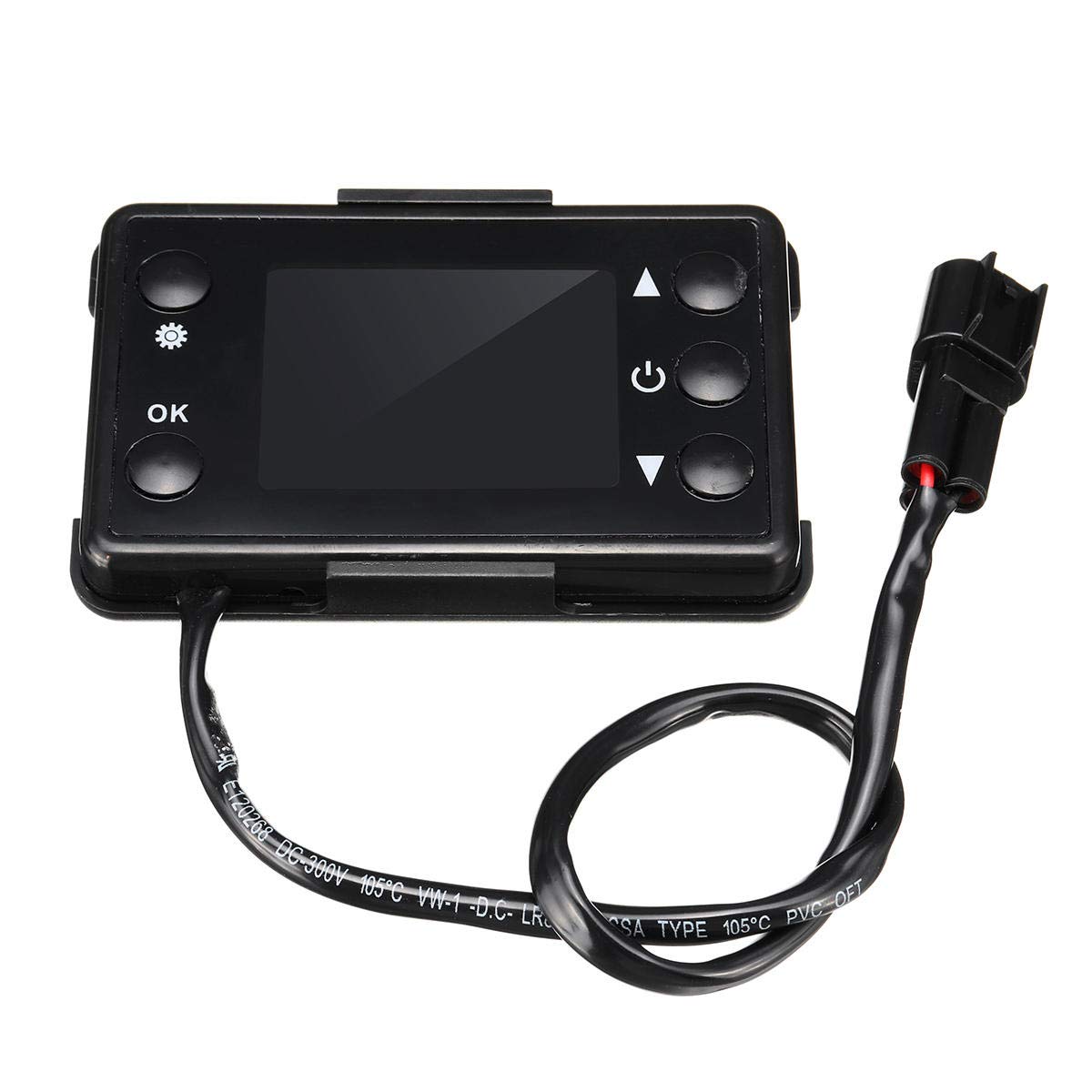 12V/24V 5KW LCD Car Heater Controller with Switch - Compatible for Car, Track, Air & Diesel Vehicles - Ideal for Winter Heating & Defrosting