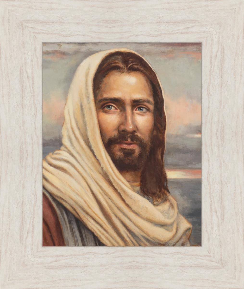 Blessed Savior by Sandy Freckleton Gagon - Inspirational Christian Art Print for Home Decor & Church Wall Decor - Perfect for Living Room, Bedroom & Prayer Space