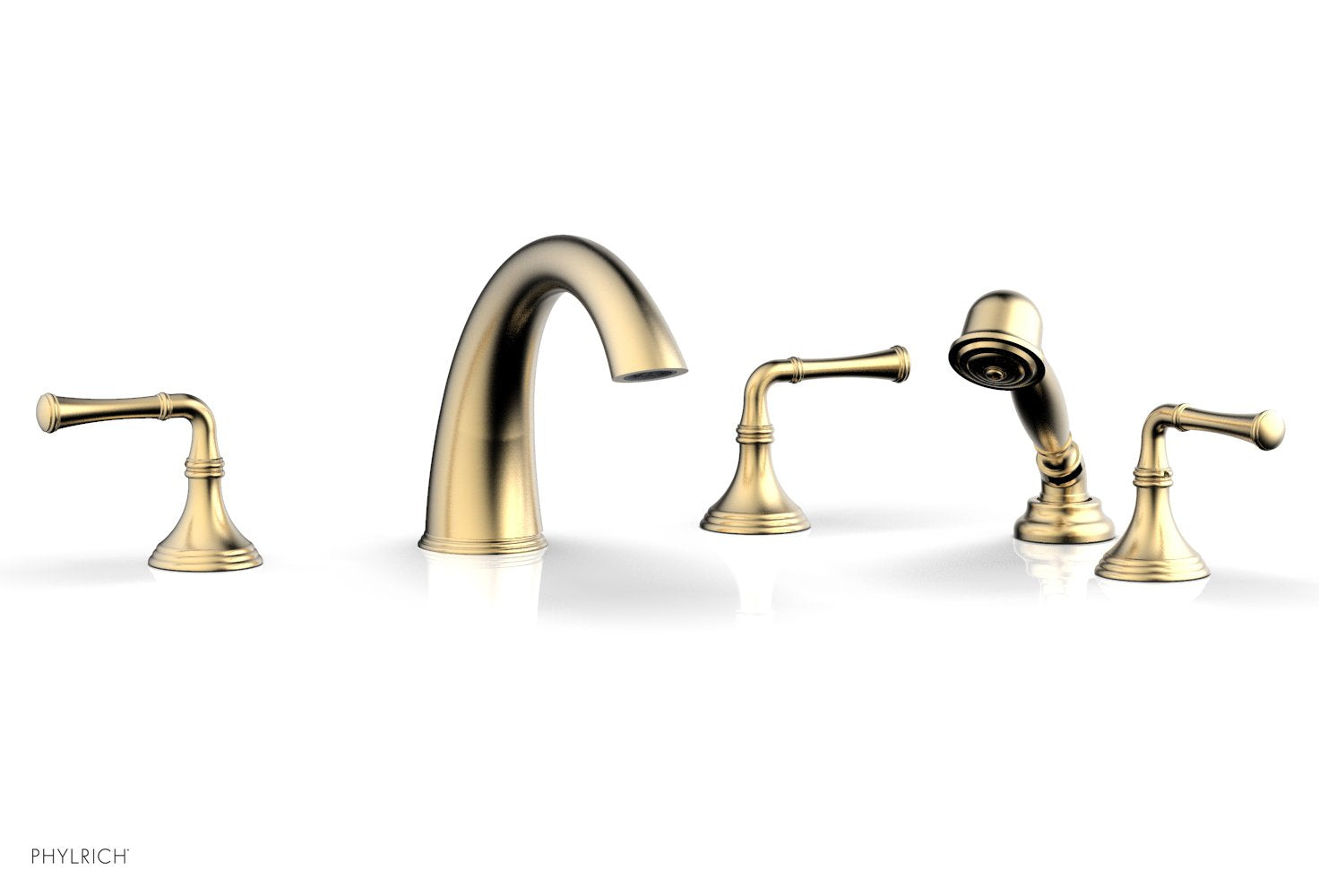 3-Ring Deck Tub Set with Hand Shower D2205E1 - Premium Bathroom Faucet for Modern Homes, Perfect for Bathroom Renovation & Spa Relaxation