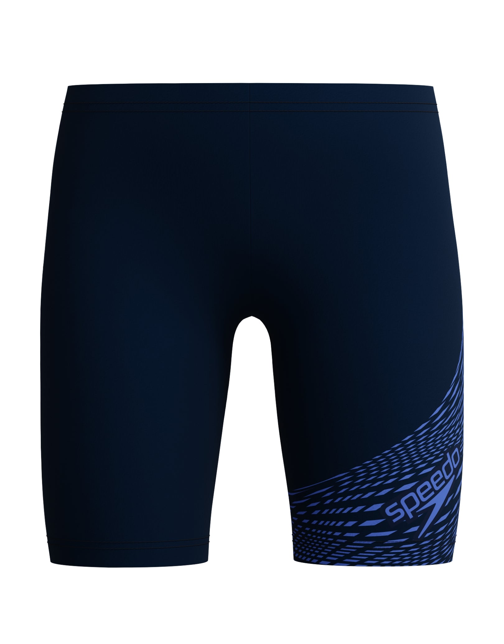 Boys' Quick-Dry Swim Jammer with Logo - Navy Blue | Comfortable & Stylish for Swim Training, Beach, and Pool Activities