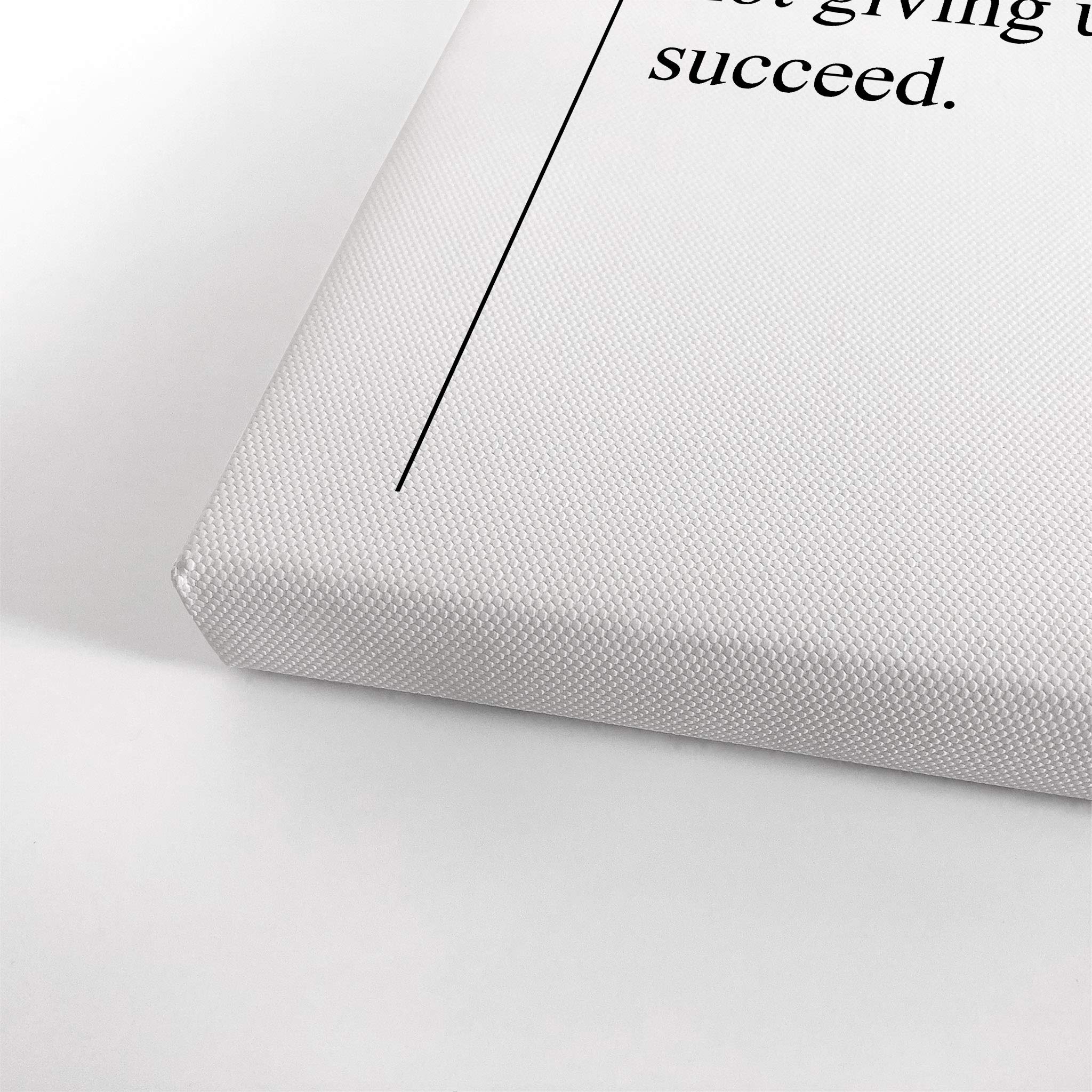 Persistence Definition Motivational Canvas Wall Art - Black & White Dictionary Quote Print for Office Decor, Inspirational Gift for Entrepreneurs, 40x30 Inch Ready to Hang | Perfect for Home Office, Study Room & Workspace Motivation