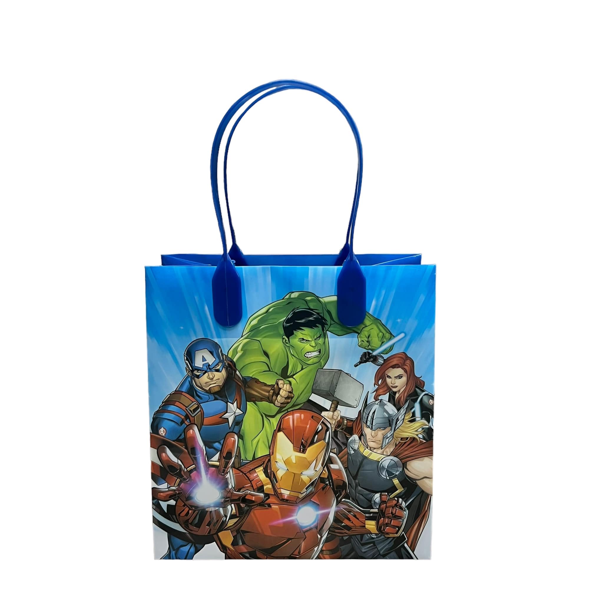 48-Pack Marvel Avengers Themed Party Favor Bags - Superhero Birthday Goodie Bags for Kids, School Events & Comic-Themed Celebrations - Perfect for Birthdays, Classroom Rewards & Cosplay Parties