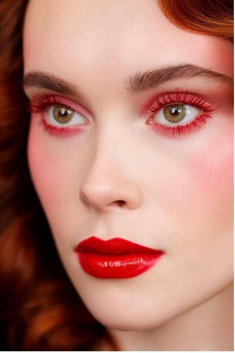 Best Long Lasting Lightweight Red Kajal Eyeliner - Smudge Proof & Waterproof for Dramatic Eye Makeup | Perfect for Parties, Weddings & Evening Looks