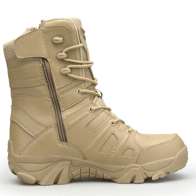 Men's Tactical Boots - Military Combat Hiking Boots for Outdoor Trekking, Mountaineering & Backpacking | Durable & Waterproof for Adventure, Survival & Daily Wear