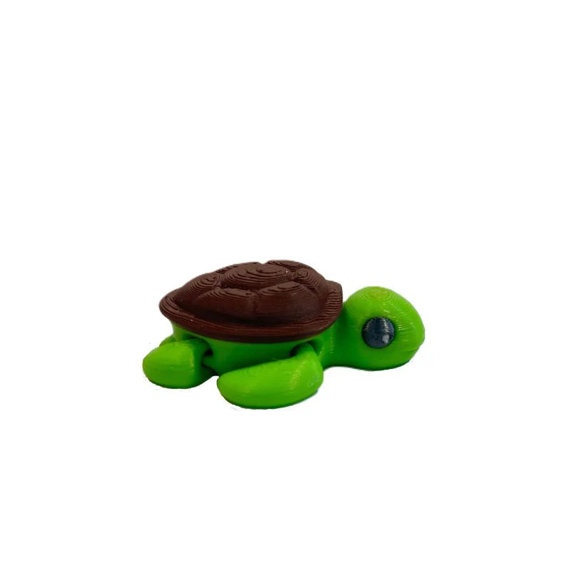 3D Printed Baby Turtle Model - Realistic Sea Turtle Sculpture for Home Decor, Kids Room, or Educational Display | Perfect for Ocean Theme Decorations, Gifts, and DIY Crafts