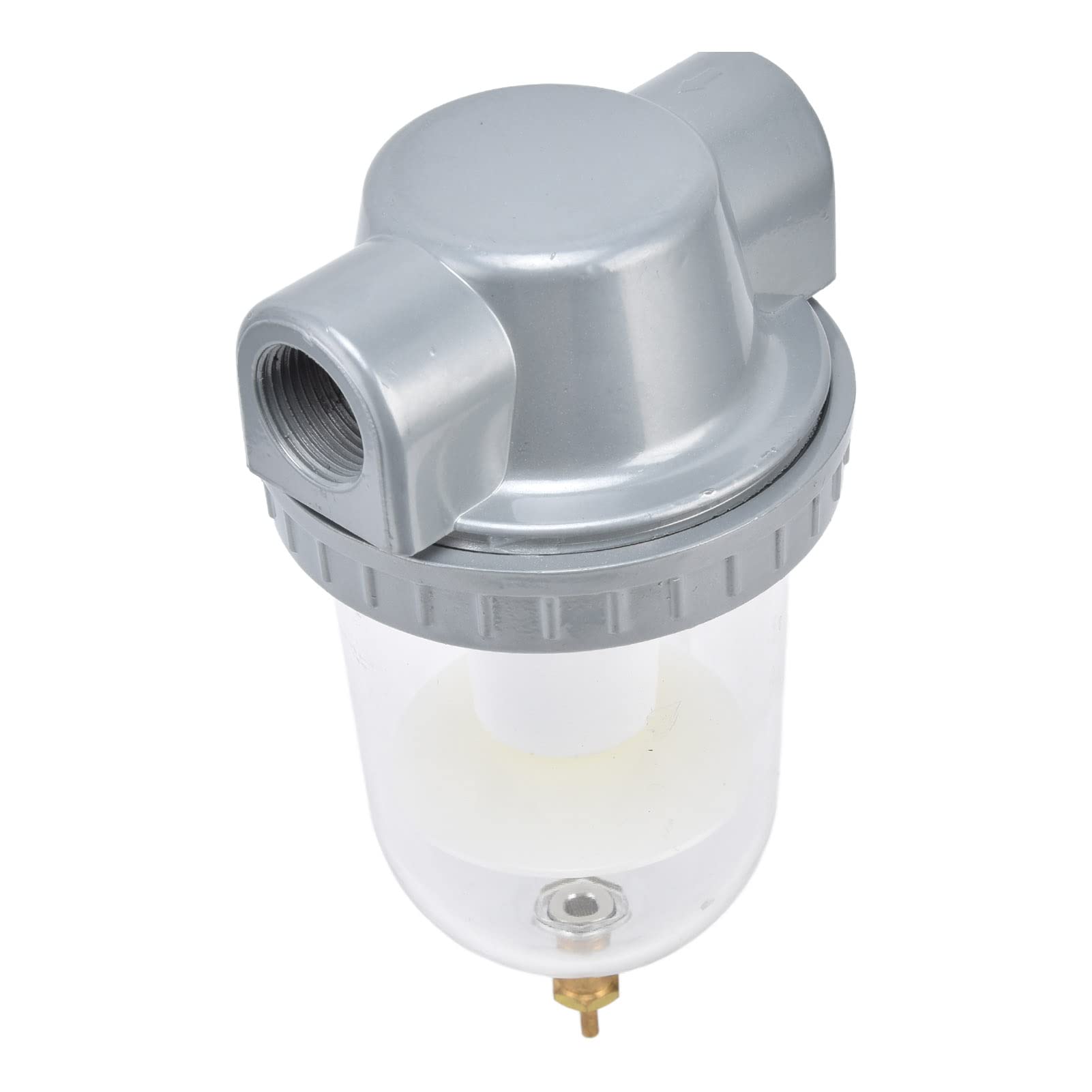 High Accuracy 50-70μm Air Compressor Filter & Oil Water Separator with Transparent Cup - QSL-20 for Pneumatic Transmission Systems | Ideal for Industrial Air Tools, Spray Painting & HVAC Maintenance