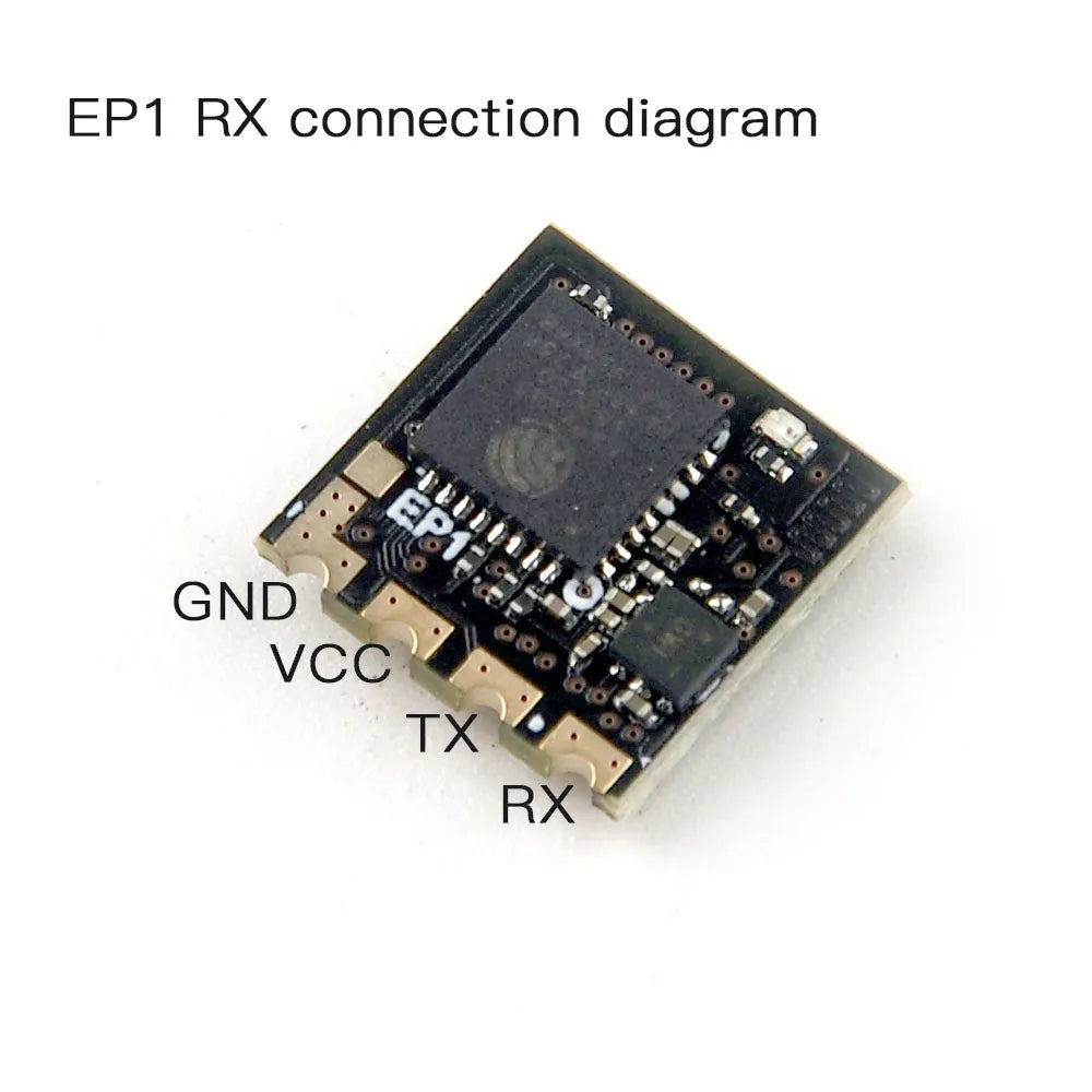 Happymodel 2.4GHz ExpressLRS ELRS Nano Series Receiver Module - PP RX / EP1 RX / EP2 RX for FPV Drones, RC Planes, and DIY Robotics Projects