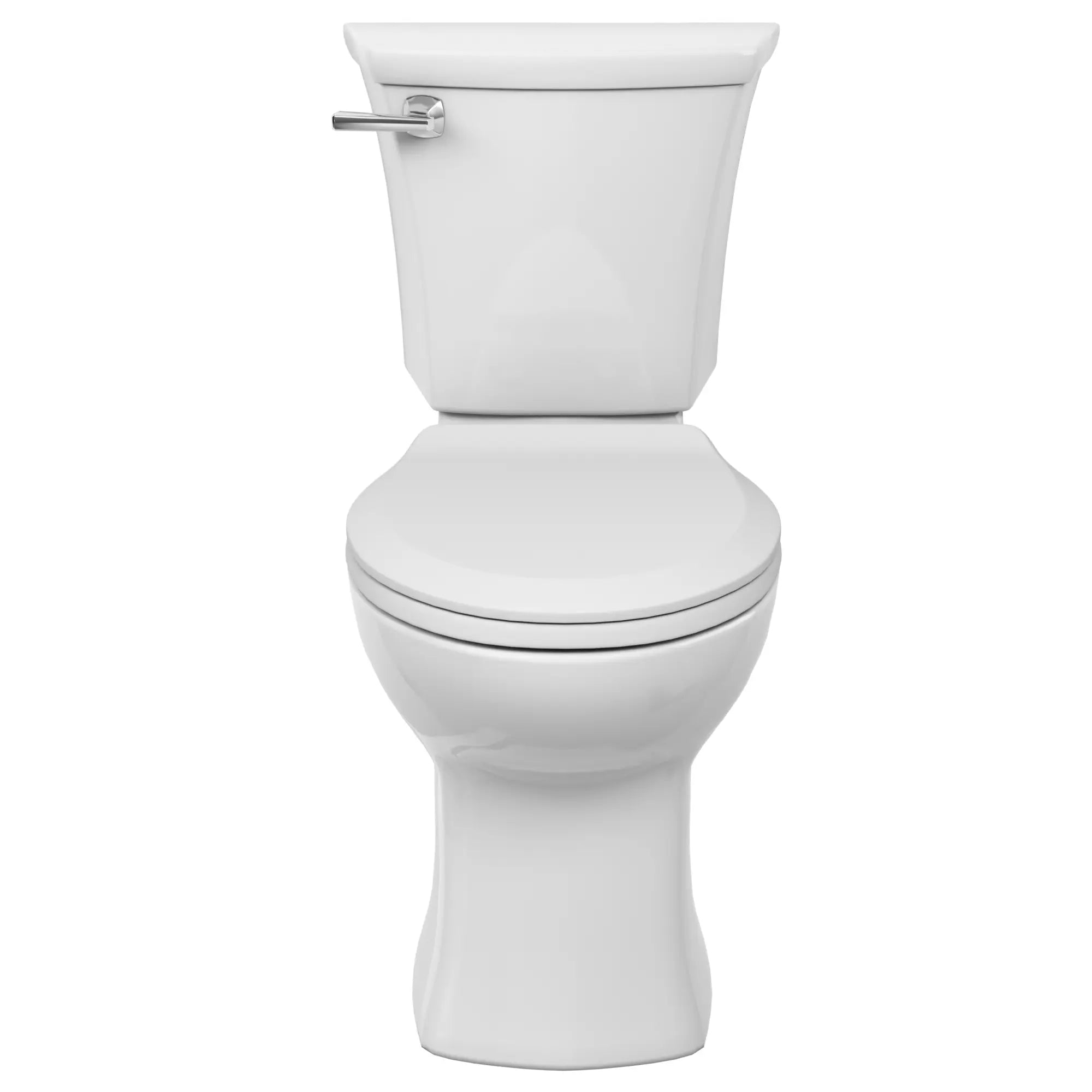 Edgemere® 1.28 GPF Water-Saving Round Front Toilet with Soft-Close Seat & Wax Ring - Compact Bathroom Solution for Small Spaces & Apartments