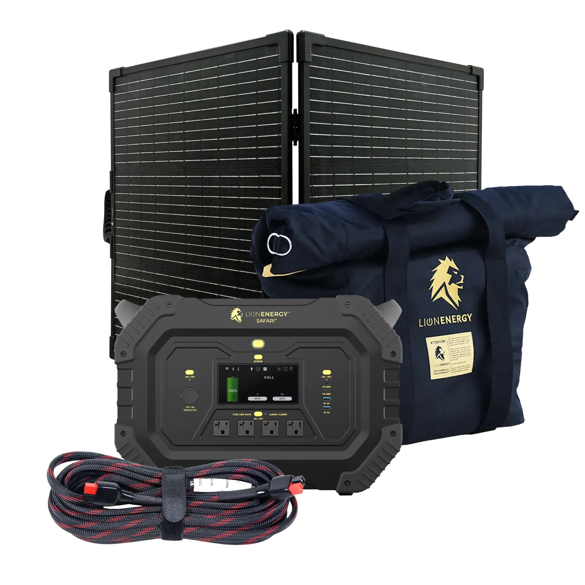 Portable Power Station 3000W 1612Wh LiFePO4 Battery - Solar Generator for Camping, RV, Emergency Backup & Outdoor Adventures