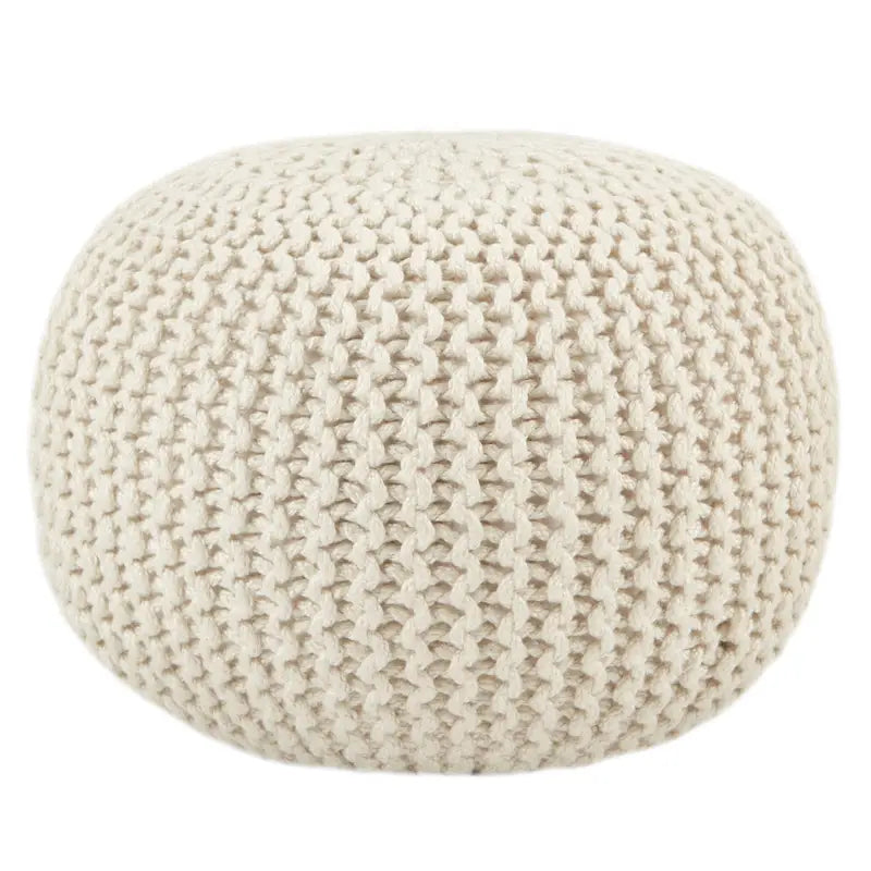 Jaipur Living Spectrum Rays Asilah Pouf - Stylish Moroccan-Inspired Ottoman for Living Room, Bedroom & Outdoor Decor - Perfect for Footrest, Extra Seating & Boho Home Accent