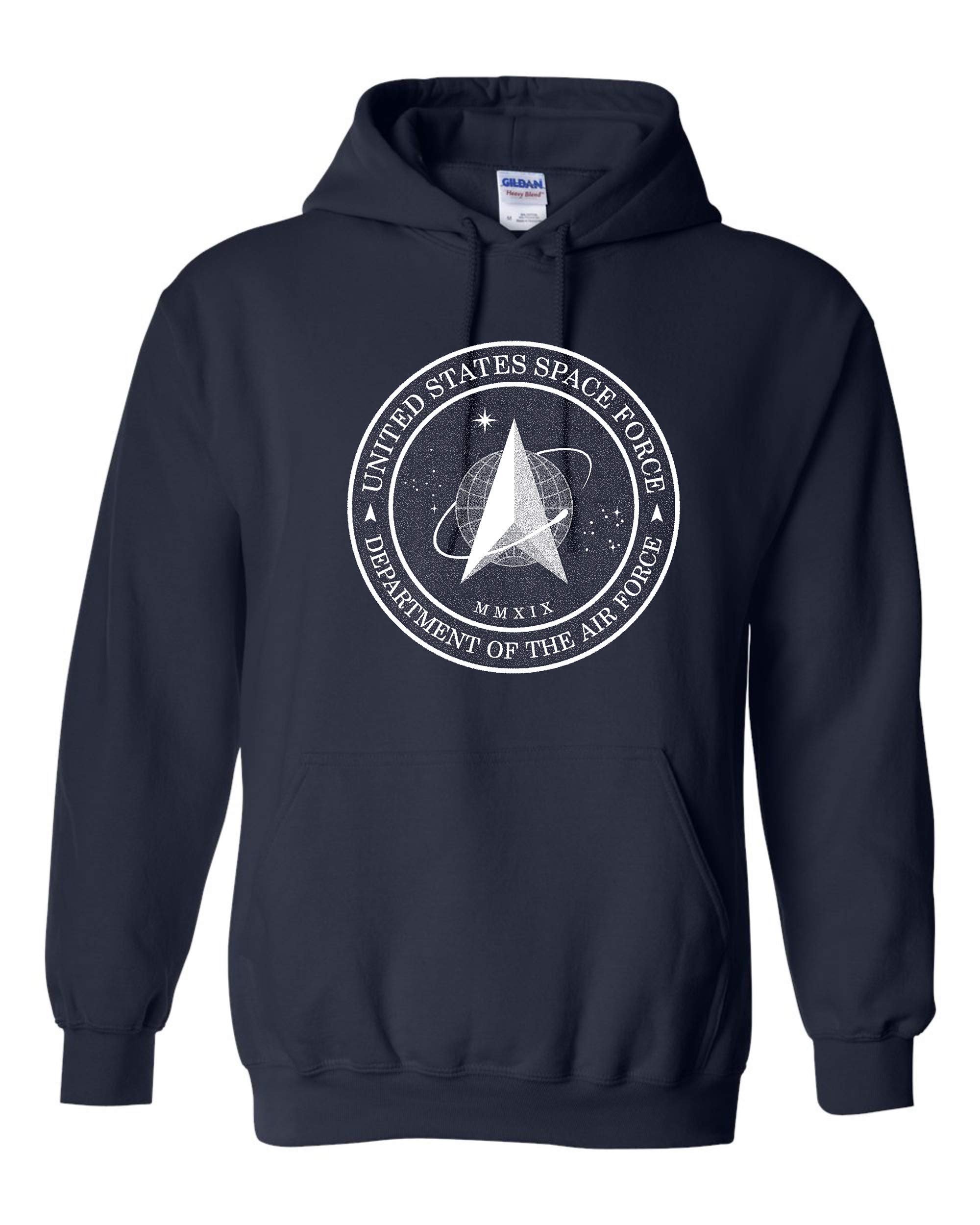 United States Space Force Hooded Sweatshirt - Military Inspired Pullover for Men & Women - Comfortable Casual Wear for Everyday, Outdoor Activities & Patriotic Events