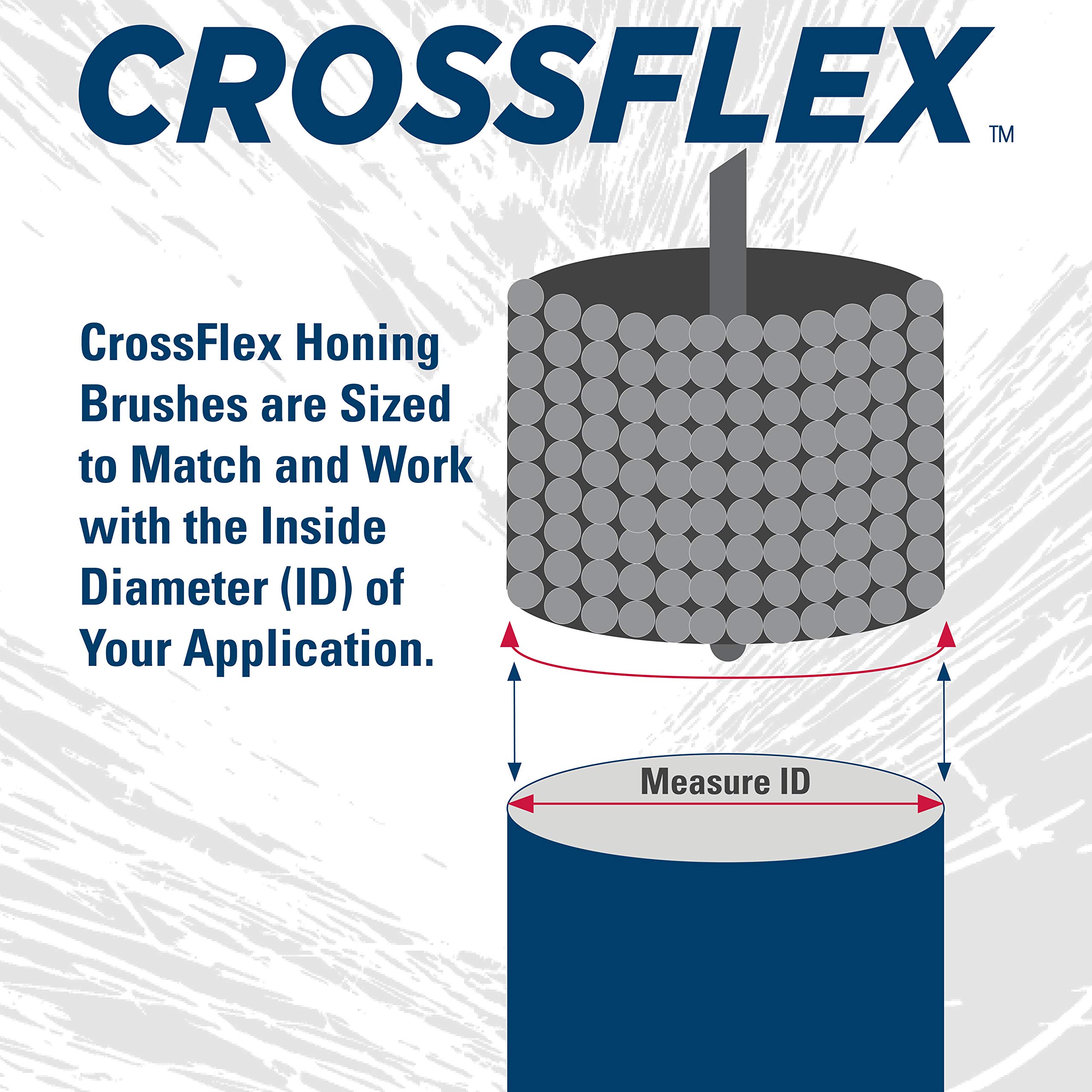 Weiler 34297 Crossflex Heavy Duty Bore Brush - 6