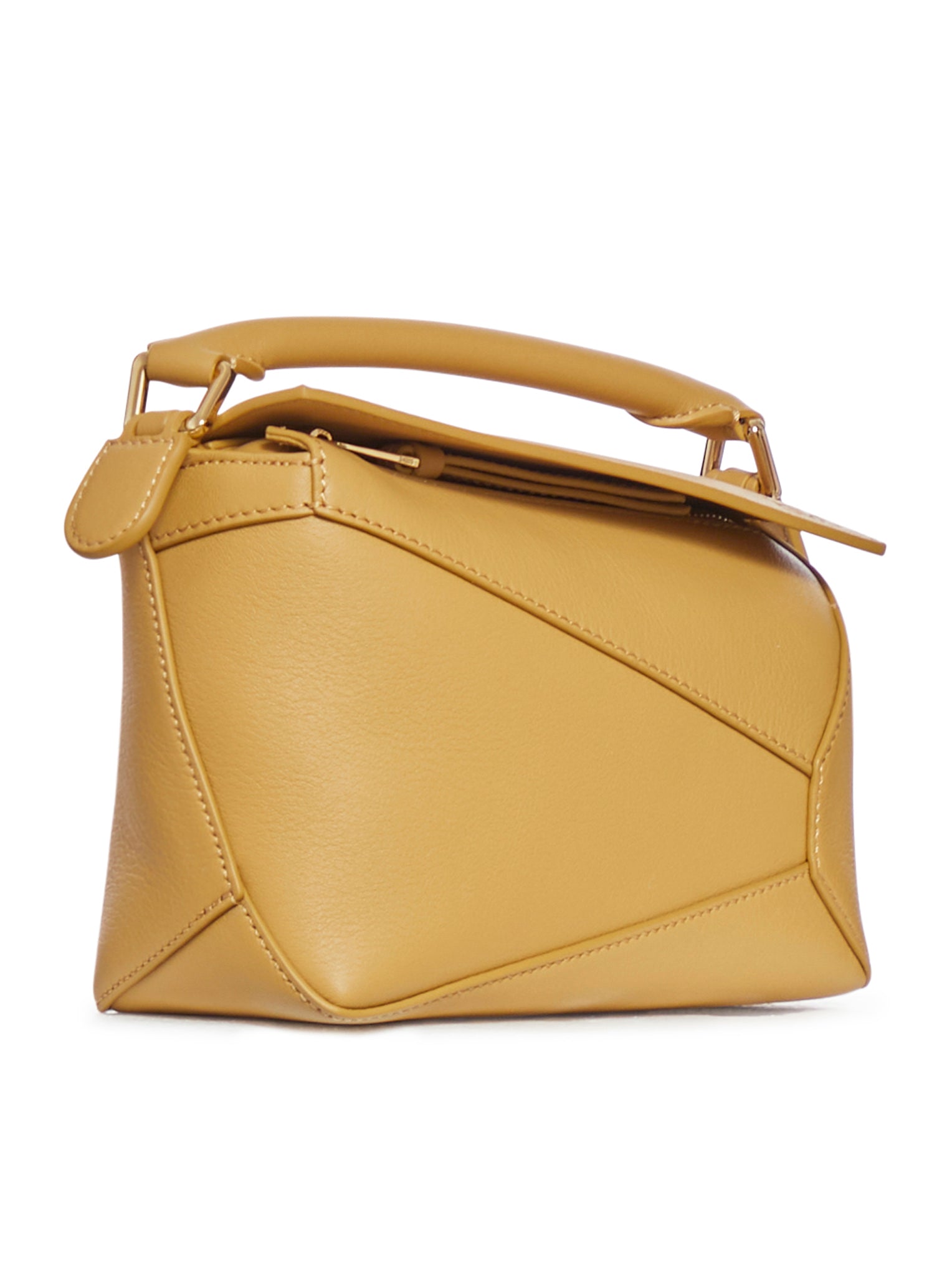 Classic Mini Puzzle Bag in Calfskin Leather - Stylish & Durable Crossbody Purse for Women | Perfect for Everyday Use, Work, and Travel