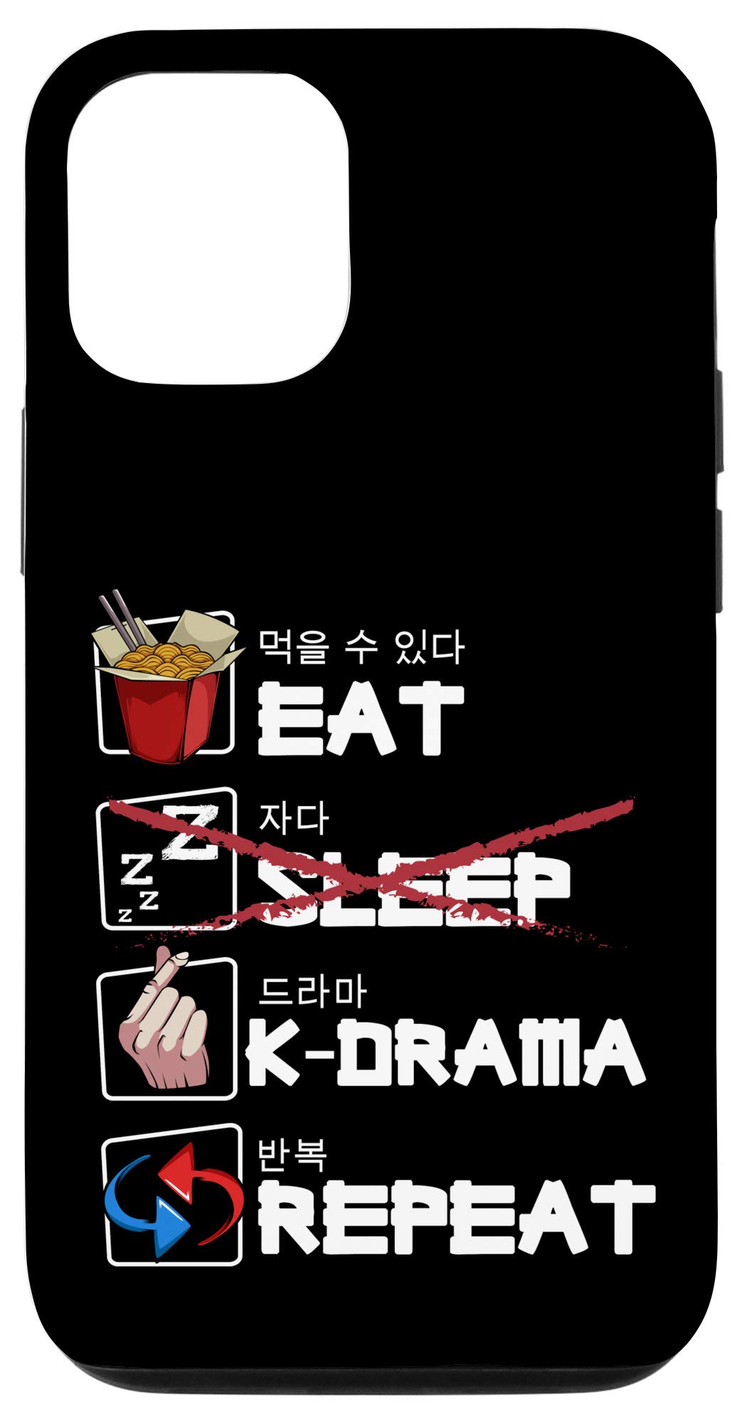 iPhone 12/12 Pro Case - Korean Drama Inspired TV Show Design - Slim Protective Phone Cover for K-Pop Fans | Perfect for Watching K-Dramas, Daily Use & Travel